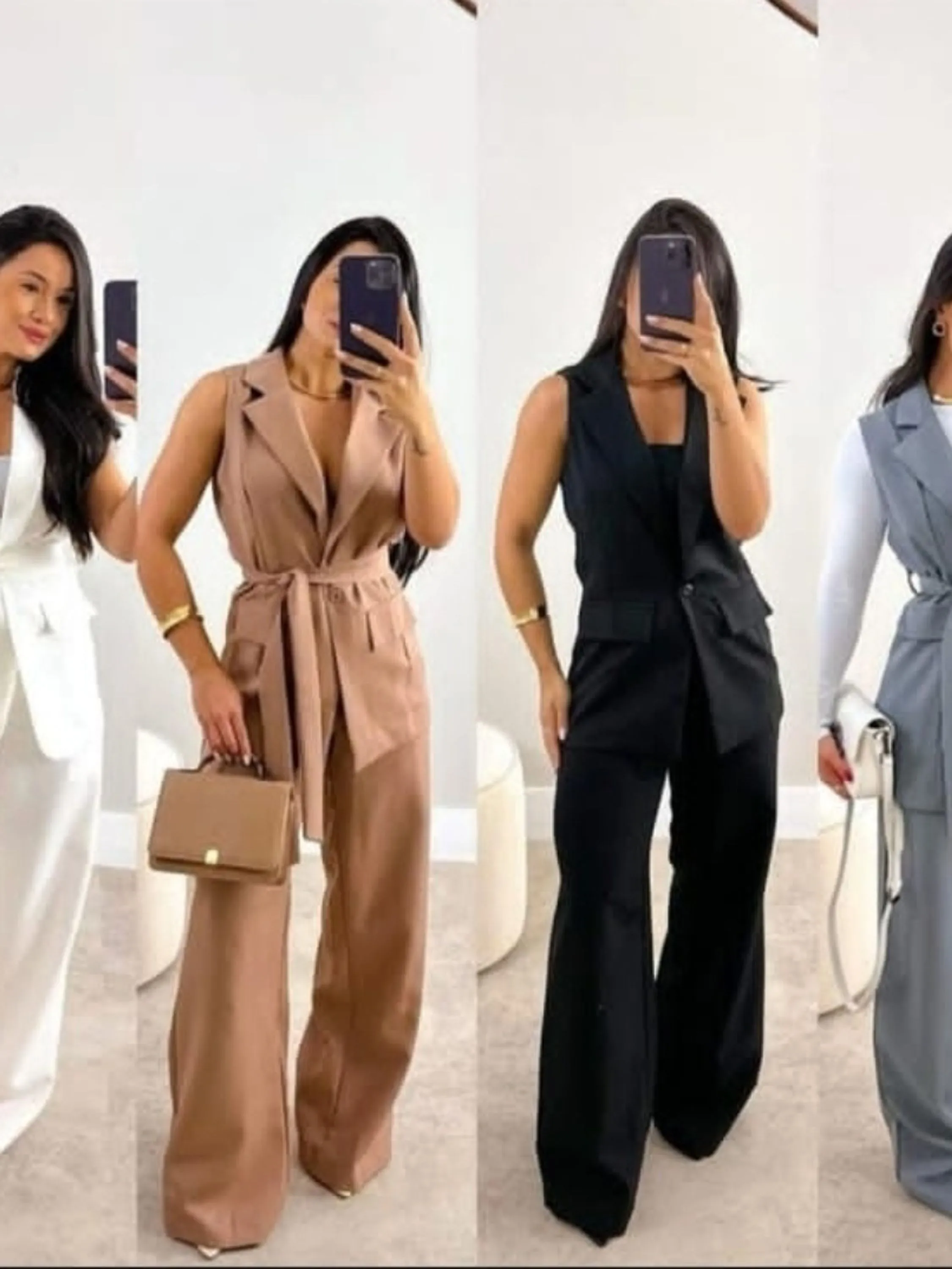 Conjunto Colete e calça Alfaiataria