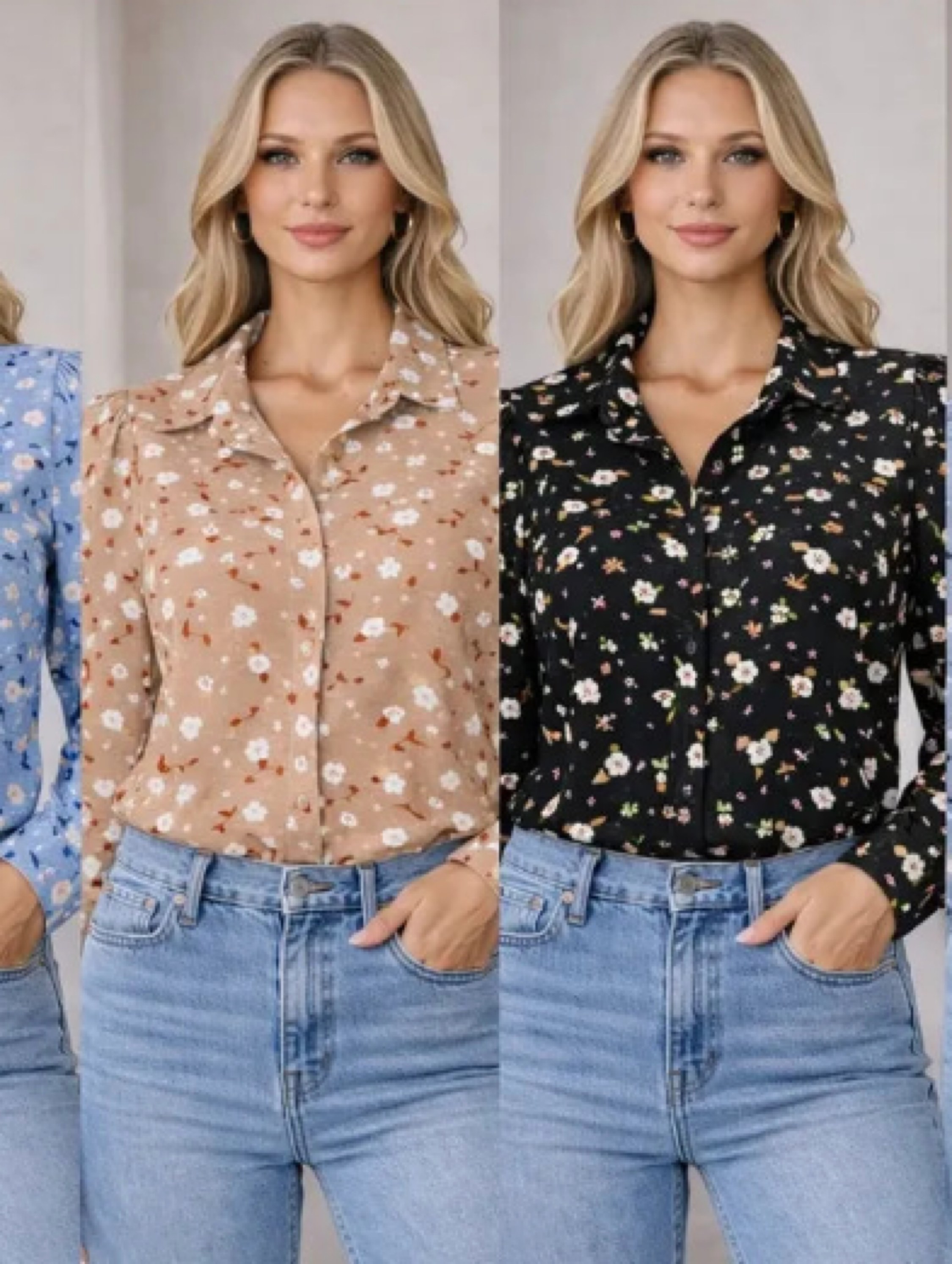 Camisa Florzinha Estilo Shein P M G GG