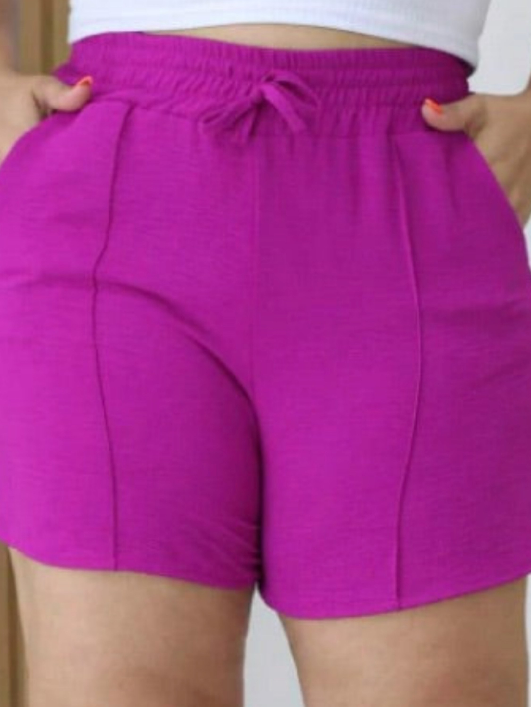 Short Listrado Plus Size Duna FF-SHO-001