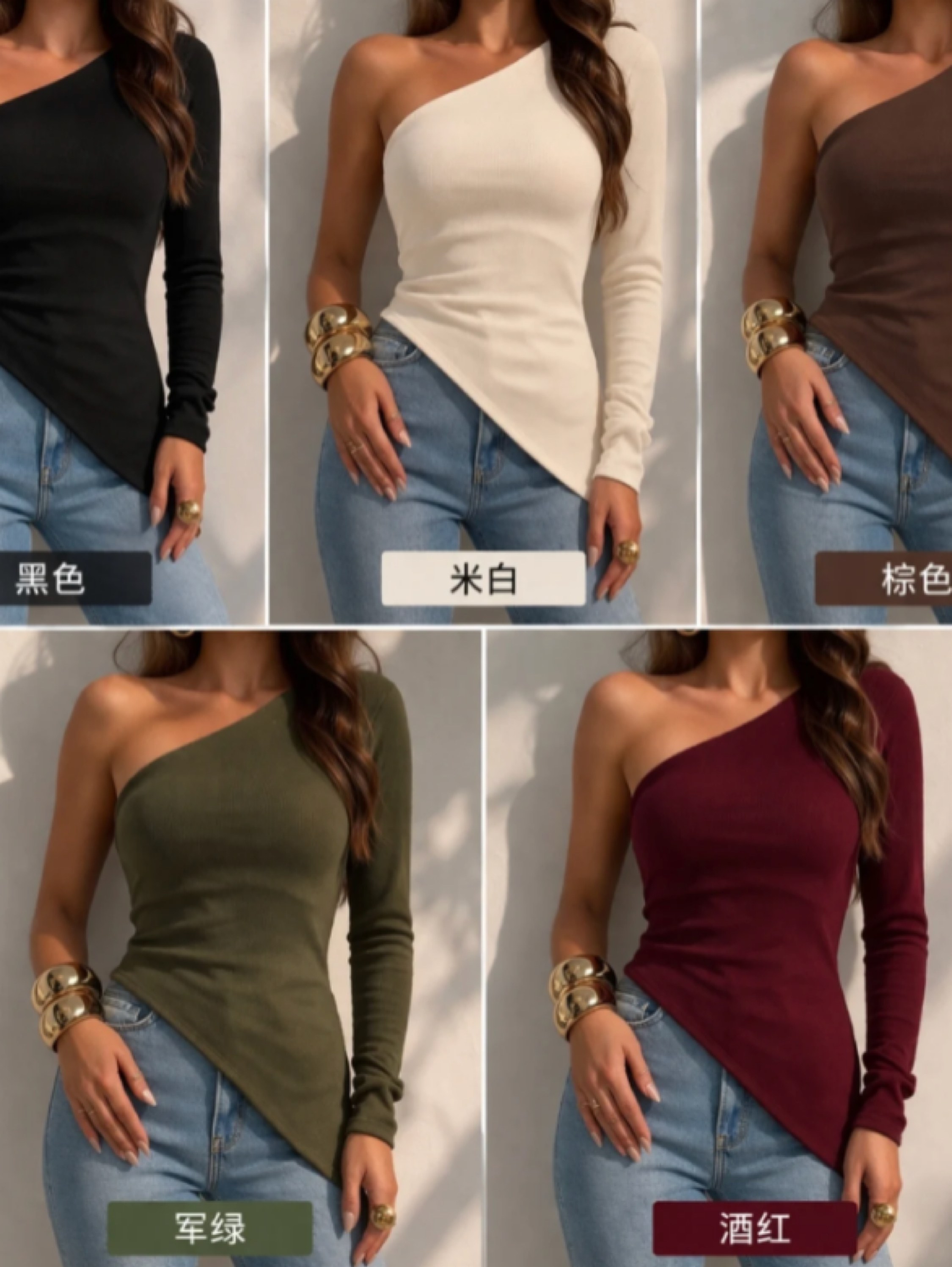 Blusa Mula Manga Ribana Algodão Inverno Tamanho Unico