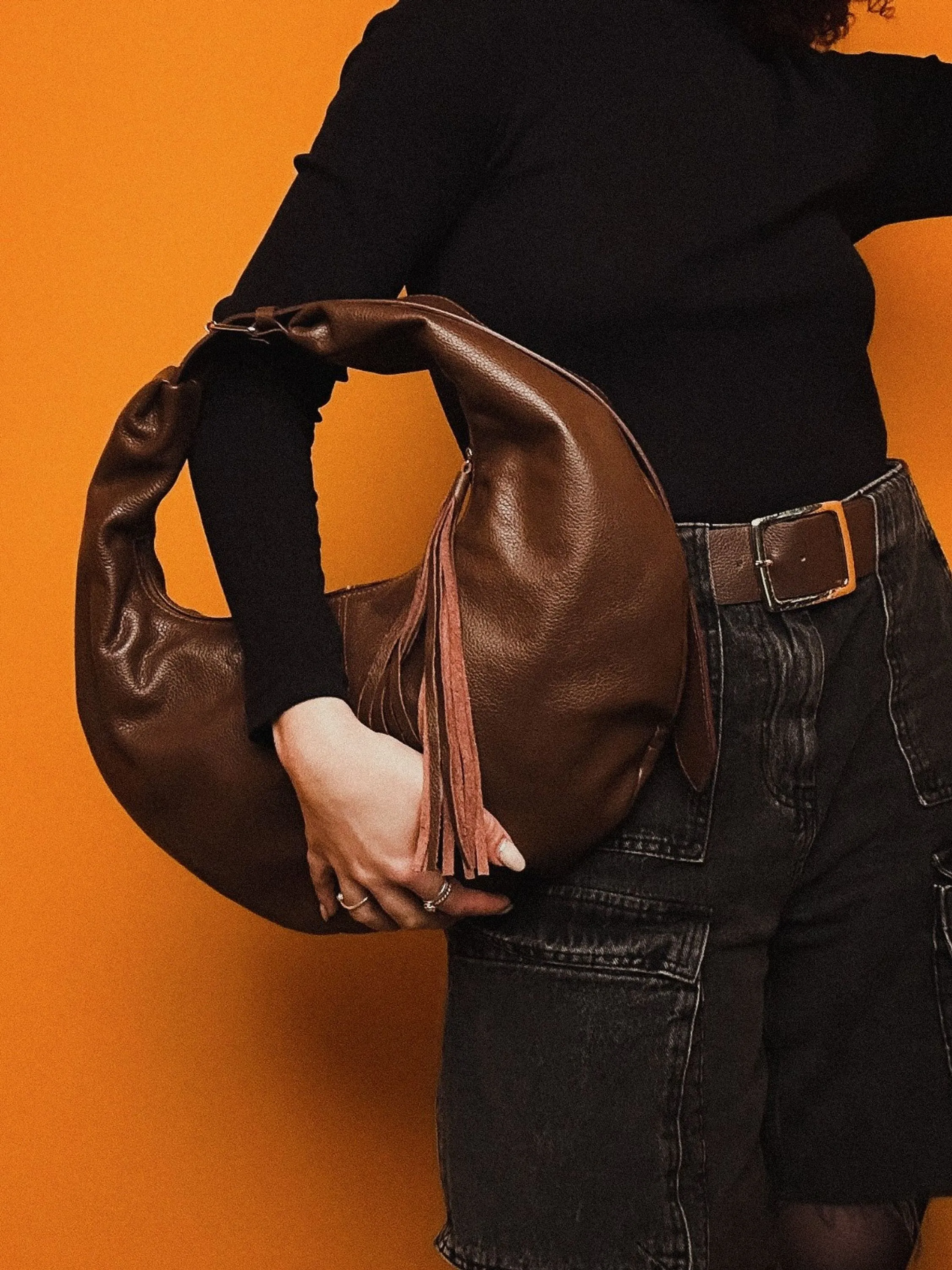 Bolsa em couro legitimo 10750219