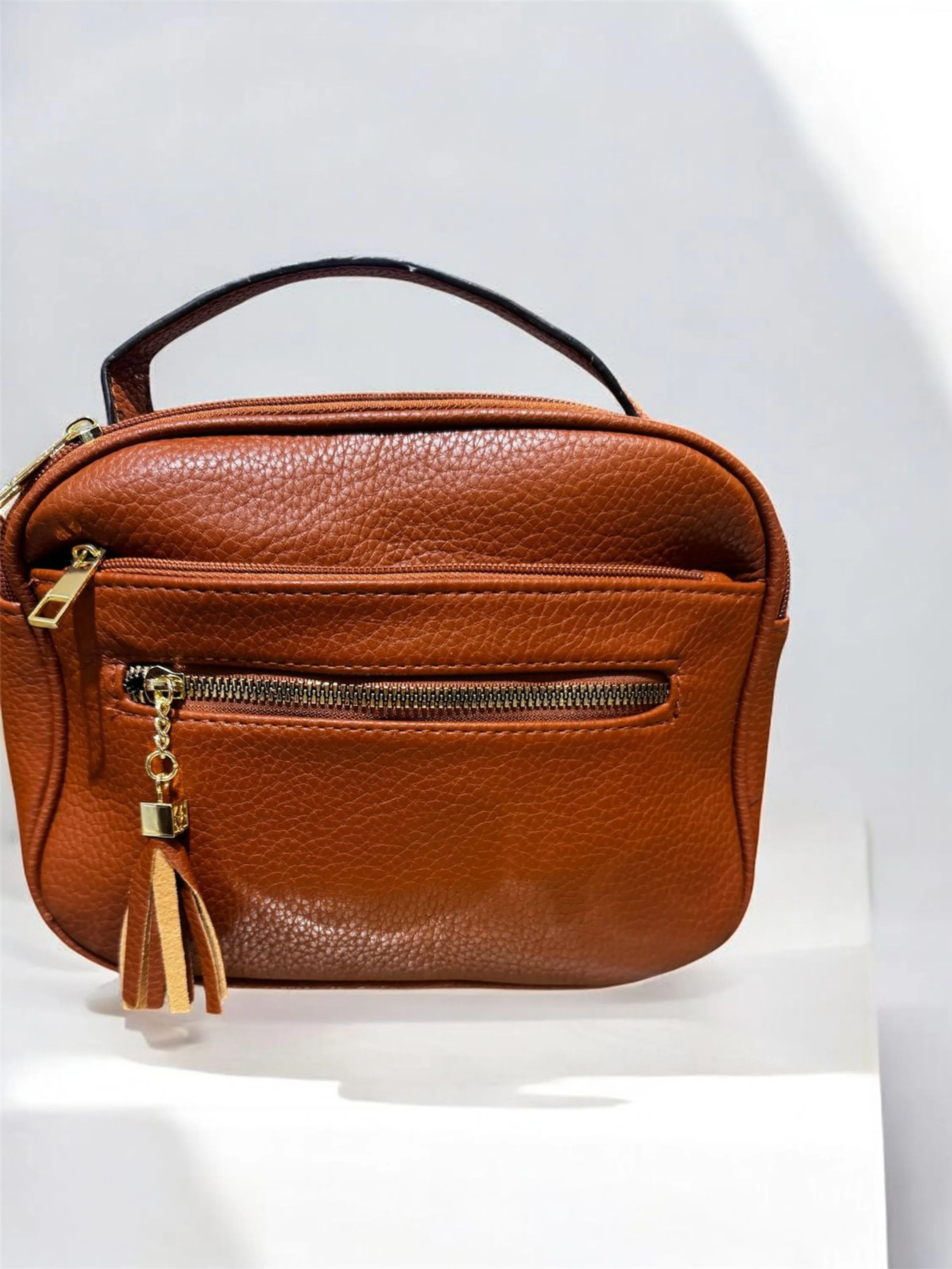 Bolsa pequena sintetica 2 repartiçoes