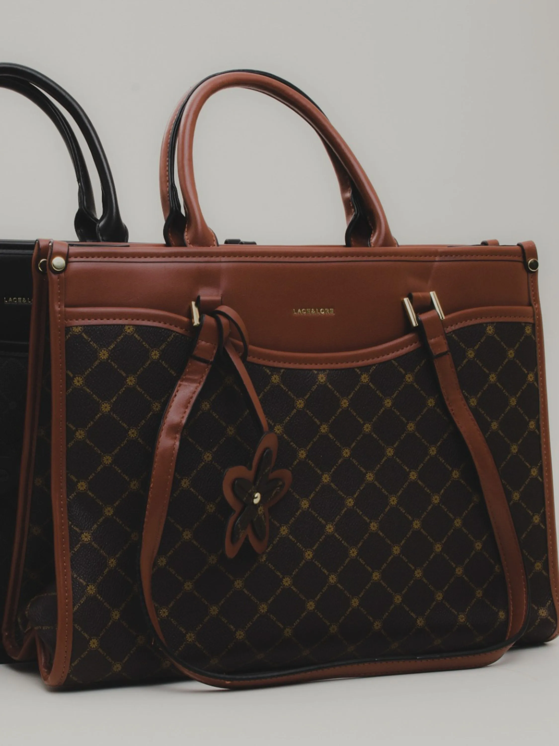 Bolsa quadrada desenhada sintetica 11150138