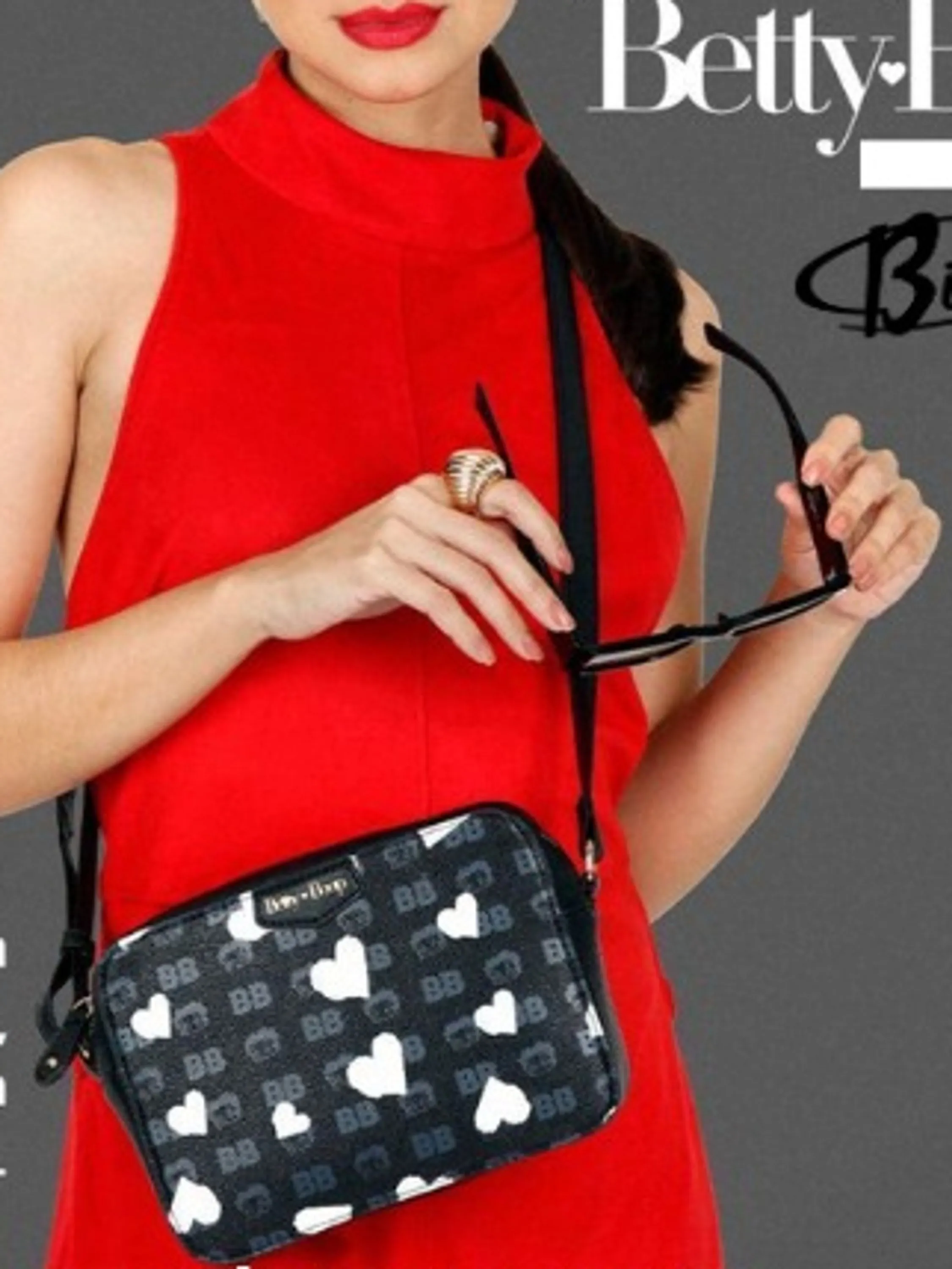 Bolsa Transversal Betty Boop Estampada 11146959