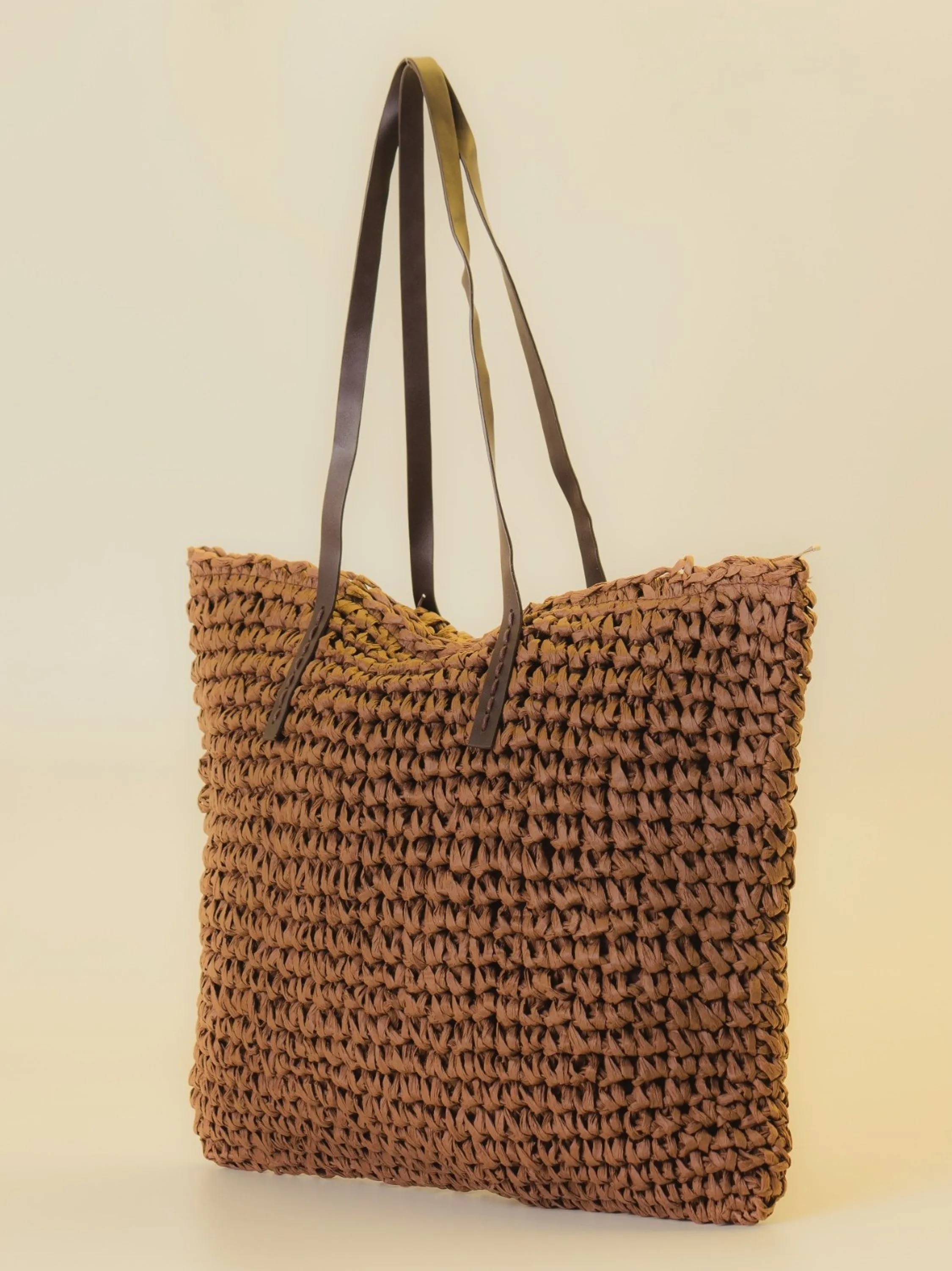 Bolsa sacola em palha 10856979