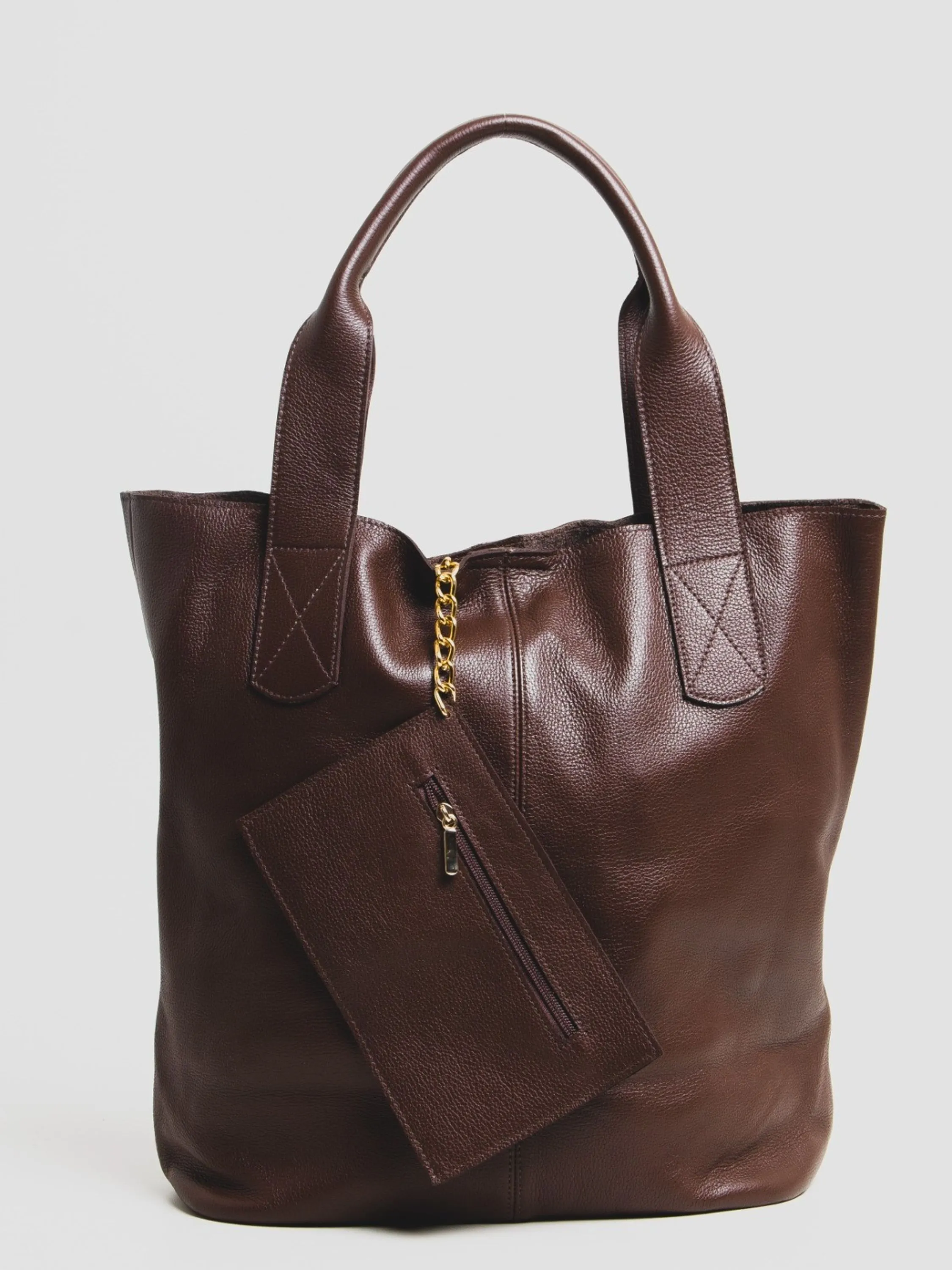 Bolsa Max sacola em couro 10650299