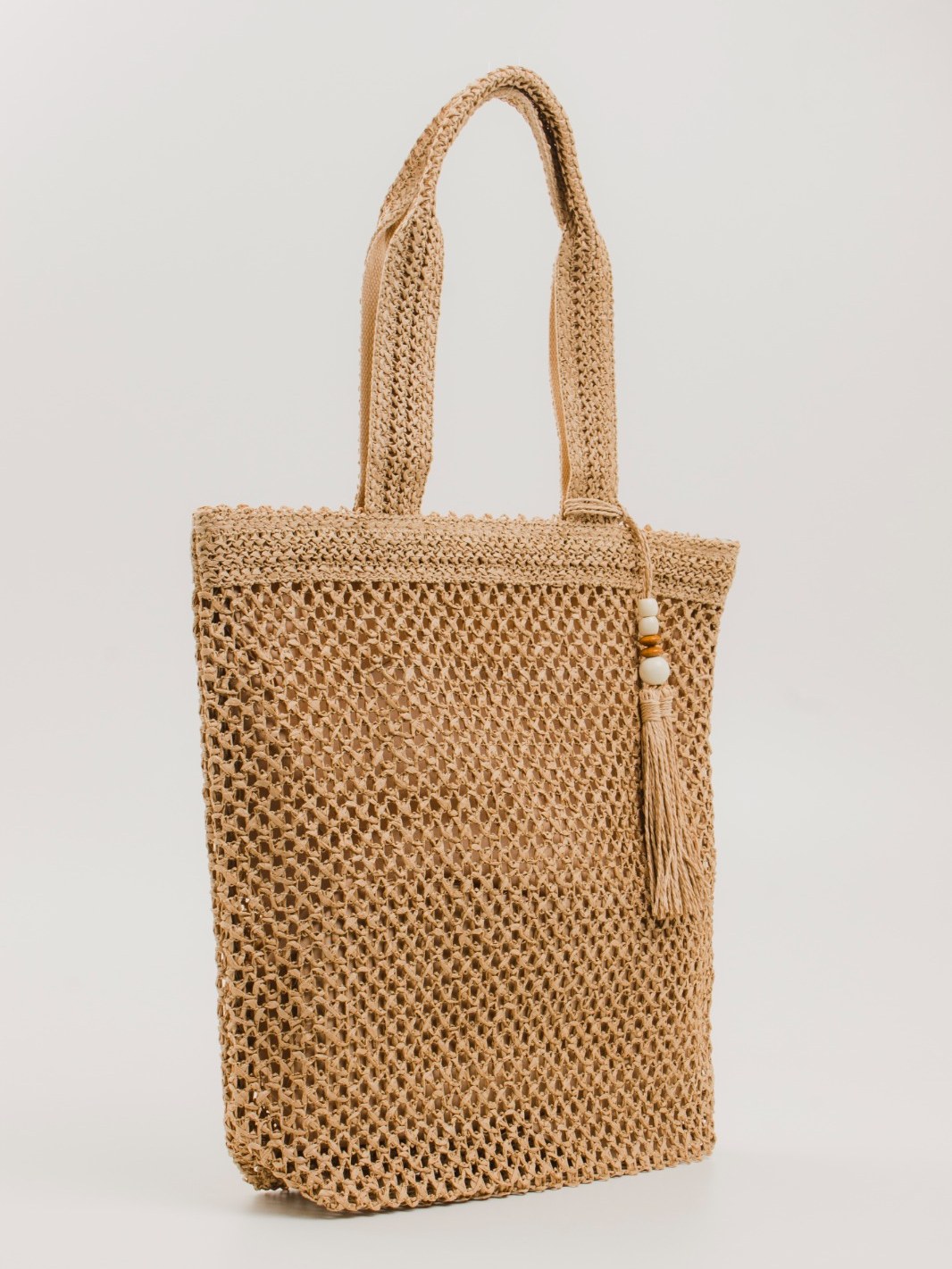 Bolsa em palha sintética Coral 10767982