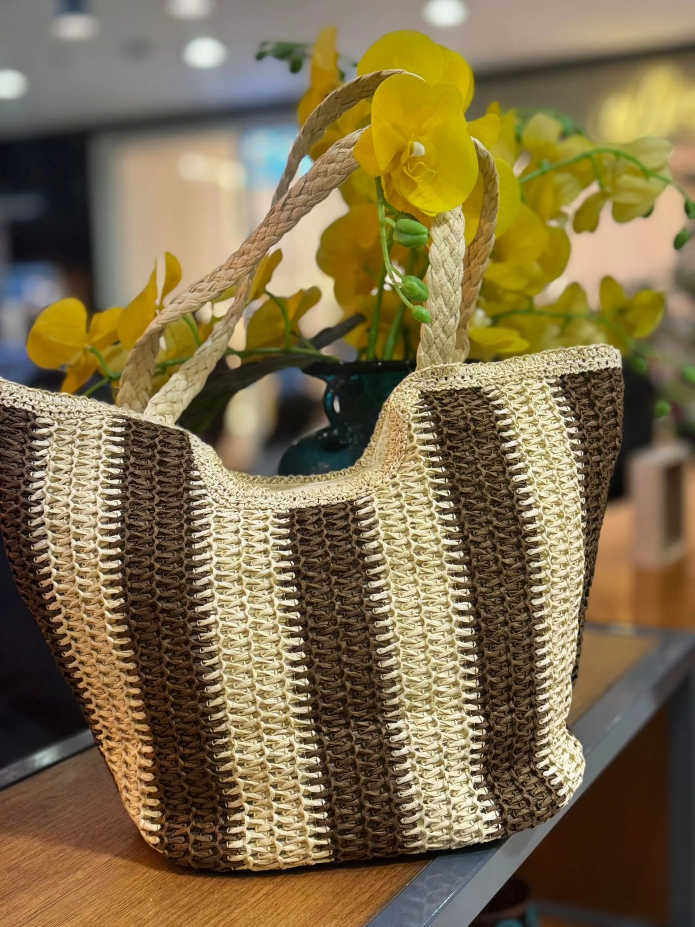 Bolsa em palha 10856928