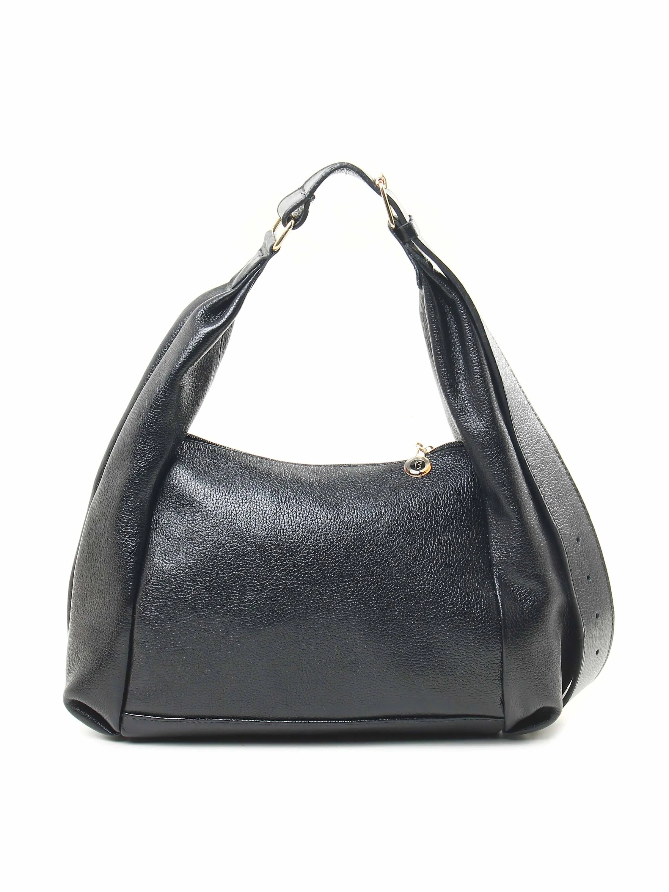Bolsa em couro com detalhe em fivela 10650269