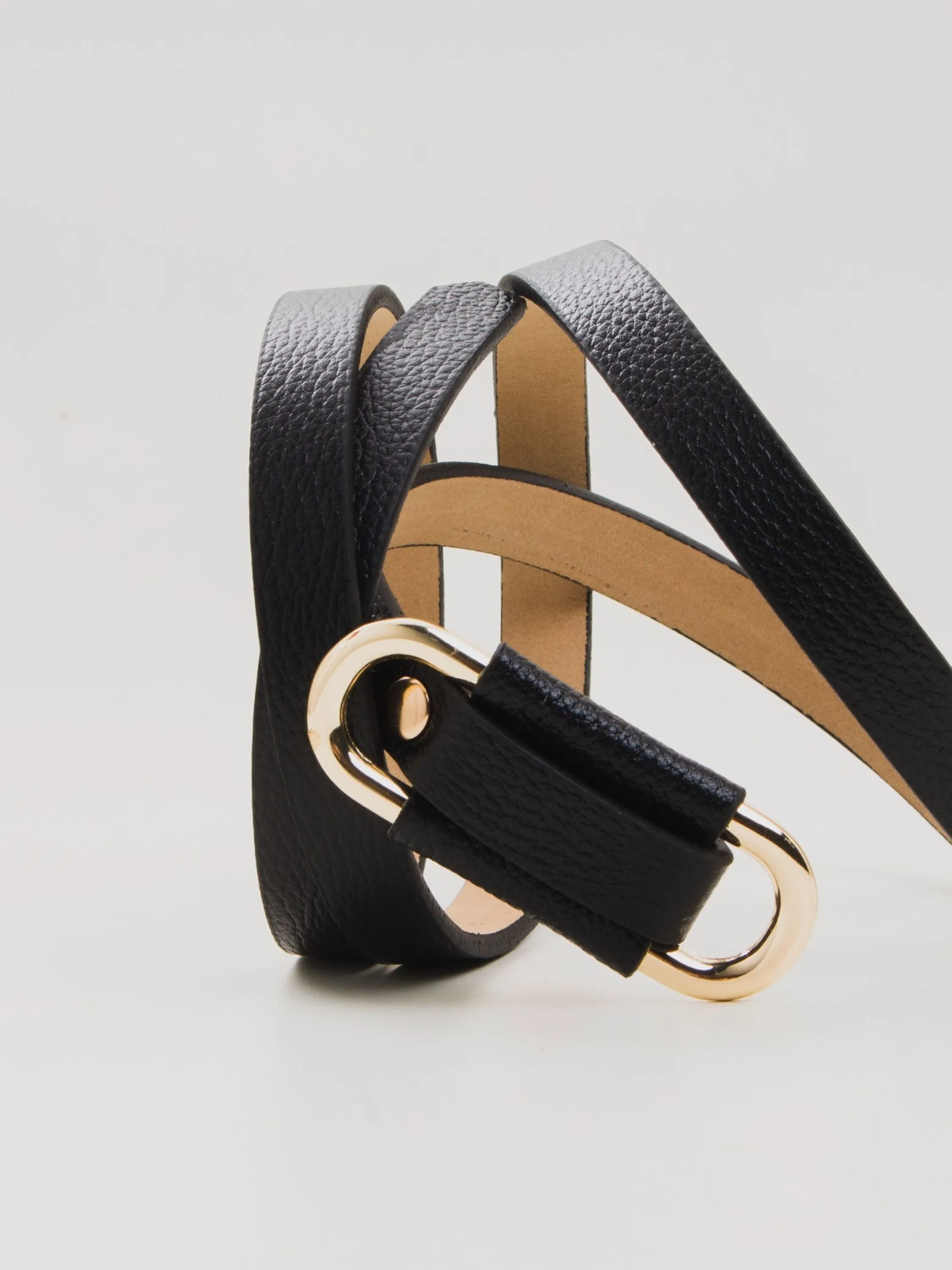 Cinto totalmente em couro 21053494