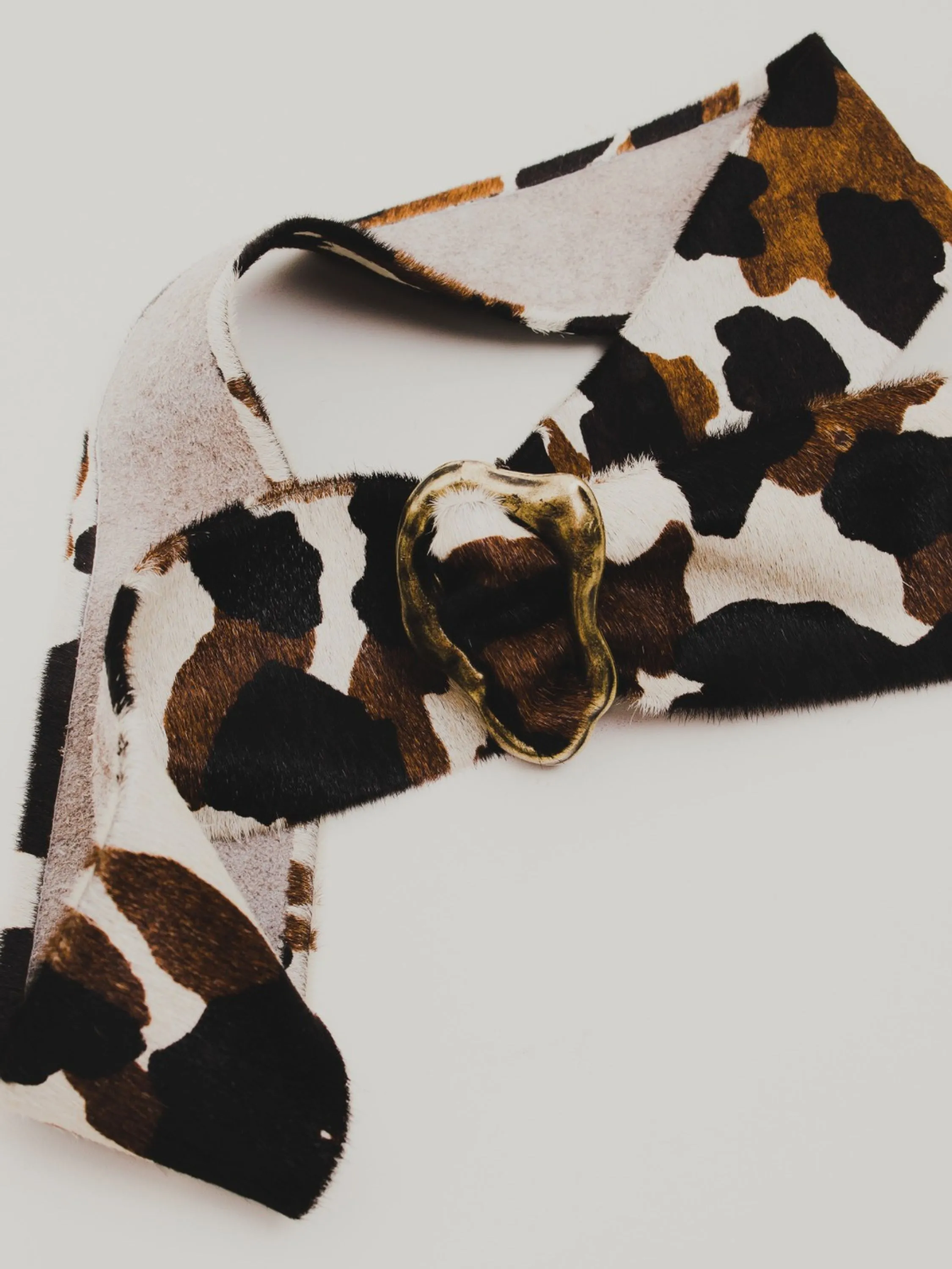 Cinto Boho Couro Animal Print 20457999
