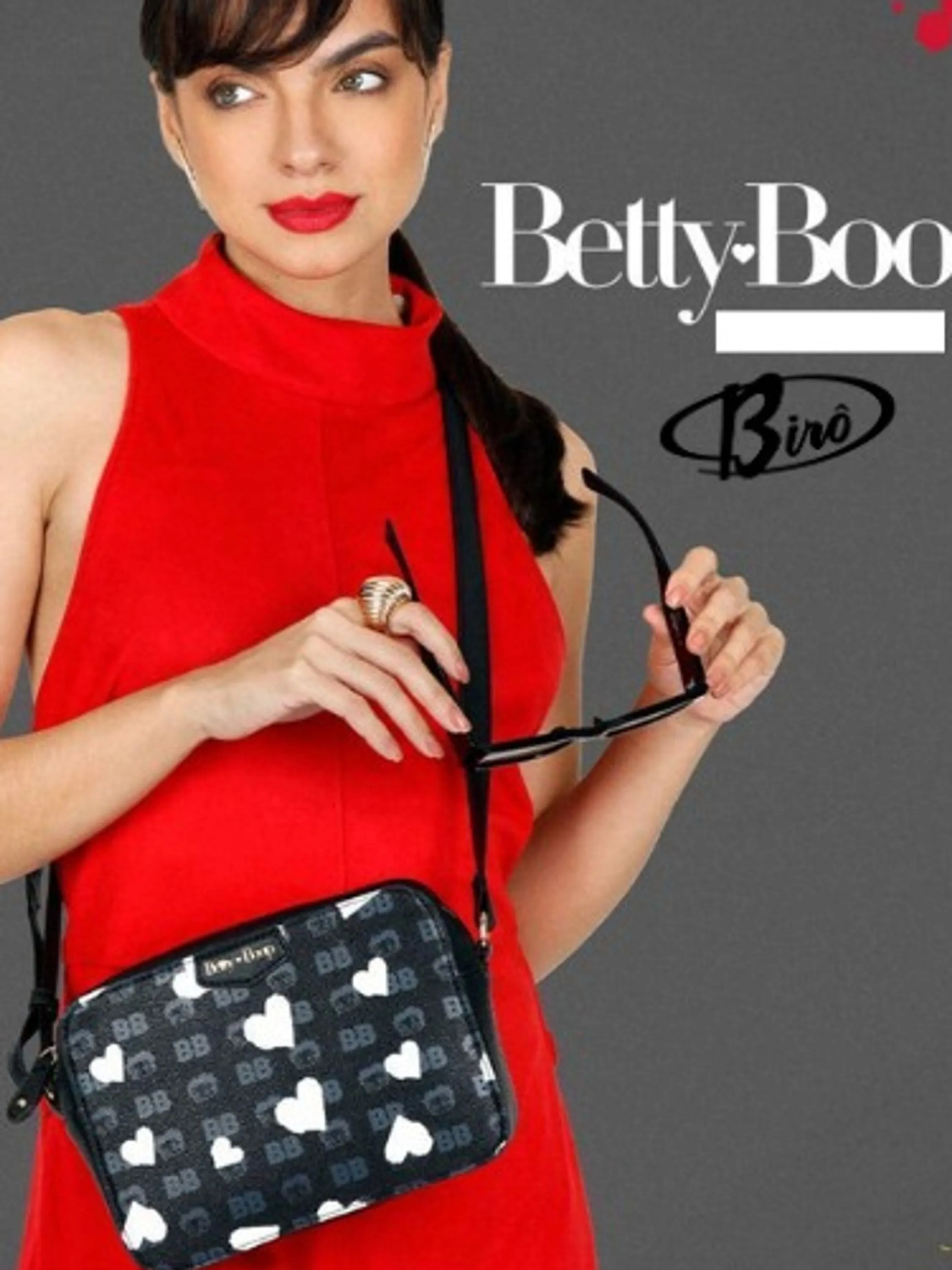 BOLSA TRANSVERSAL BETTY BOOP ESTAMPADA 11146959