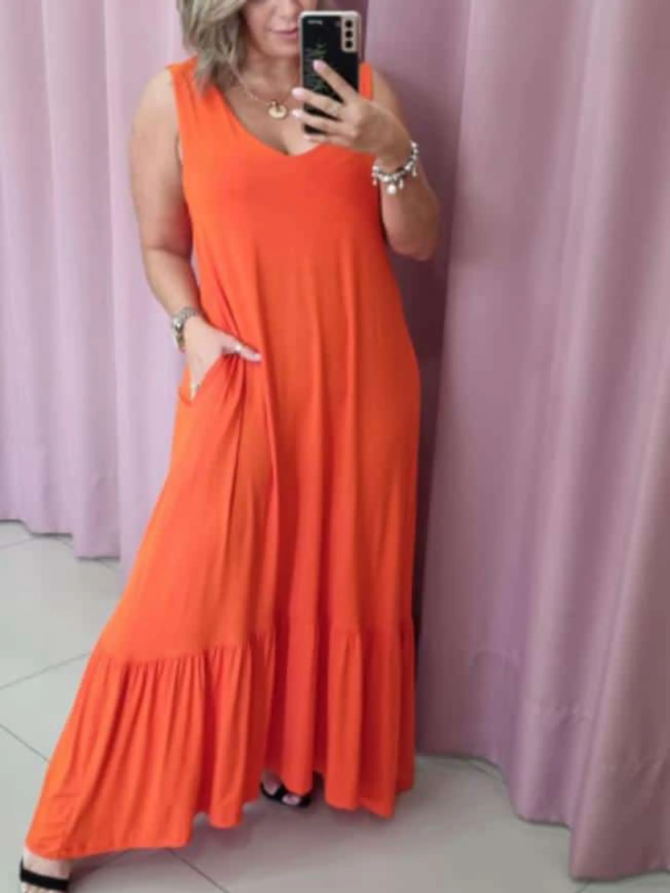 Vestido Kika. obs: Comprimento Midi