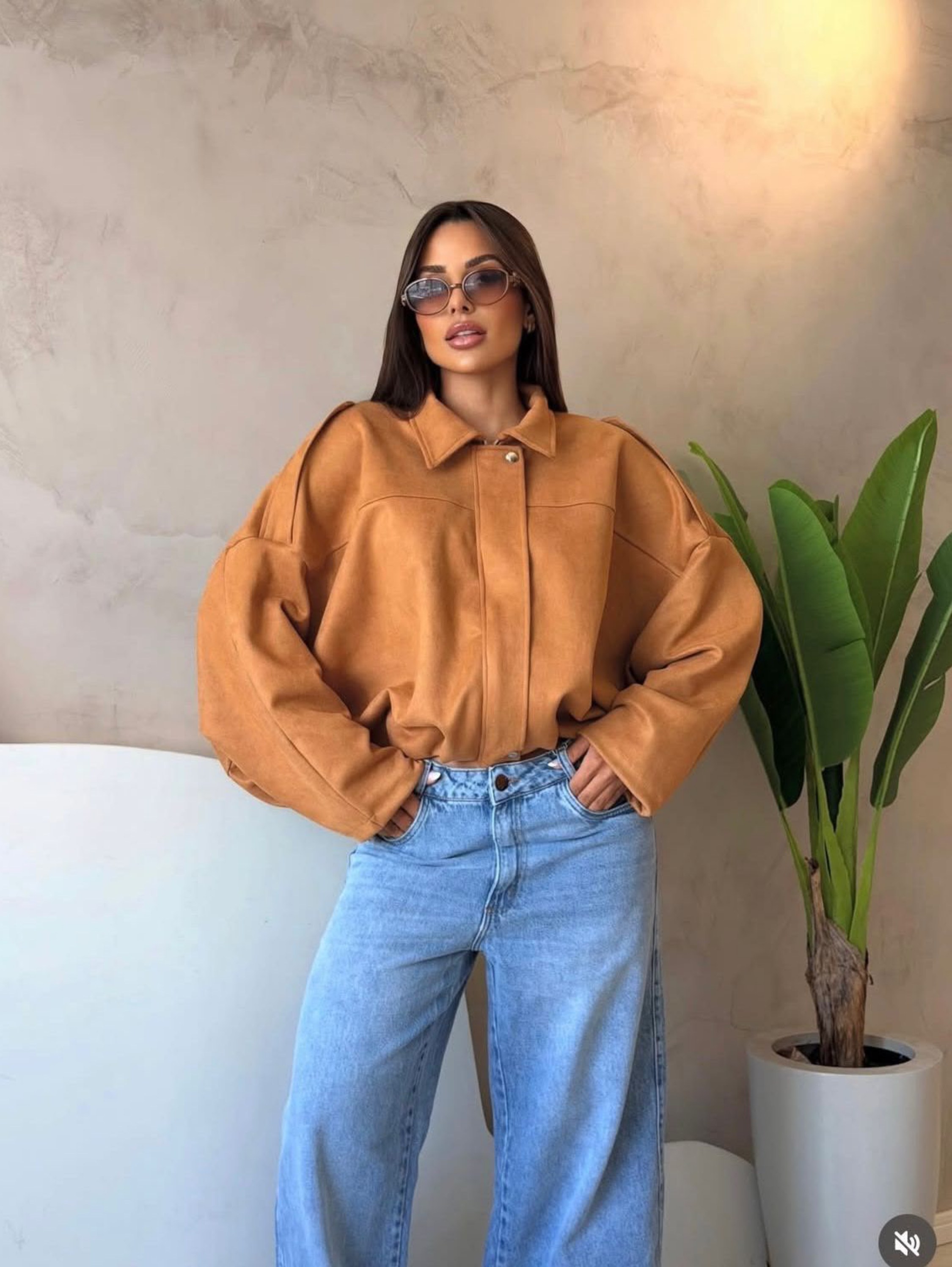 Blusa jaqueta Zara bomber