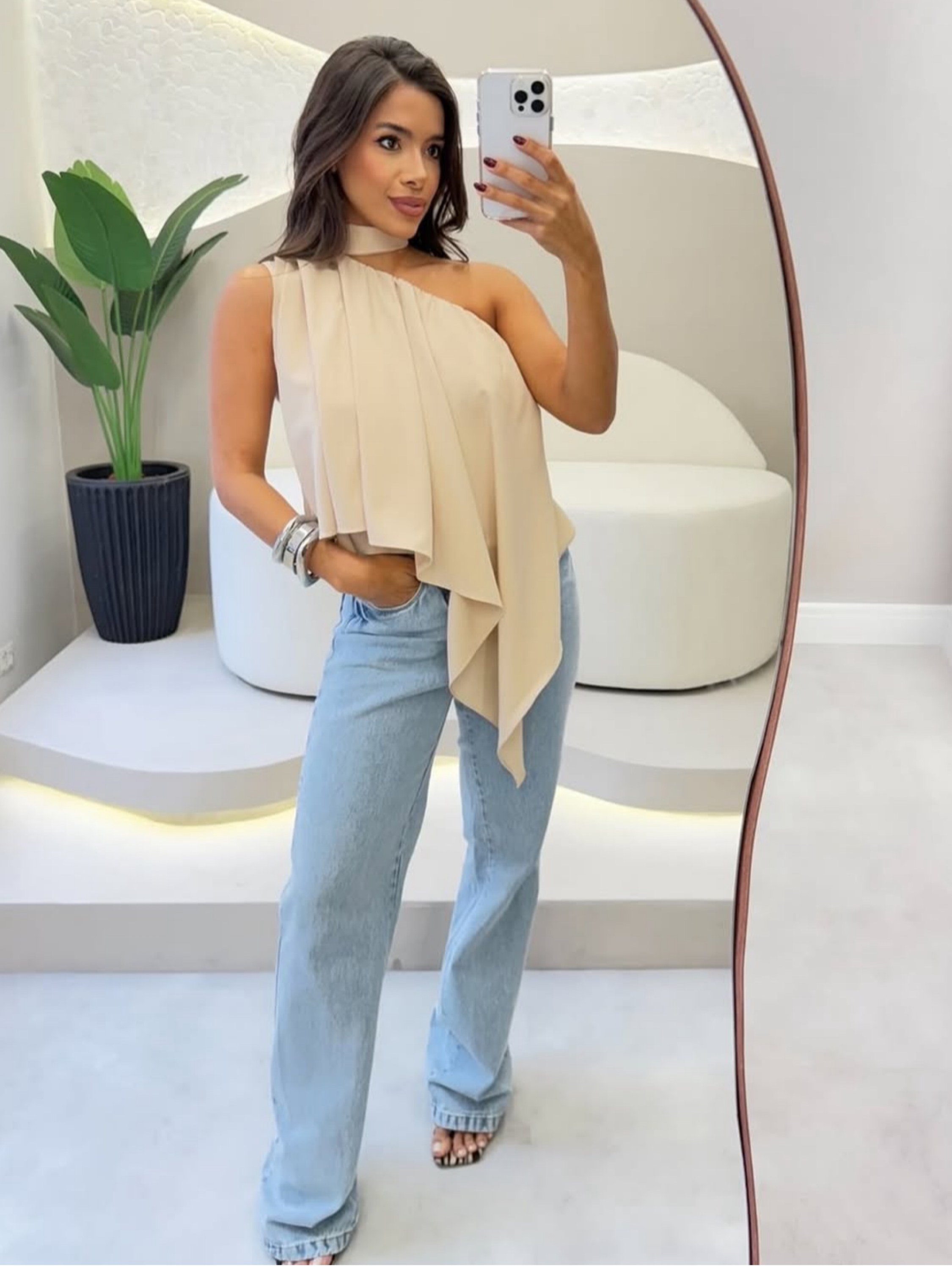 Blusa bata gola