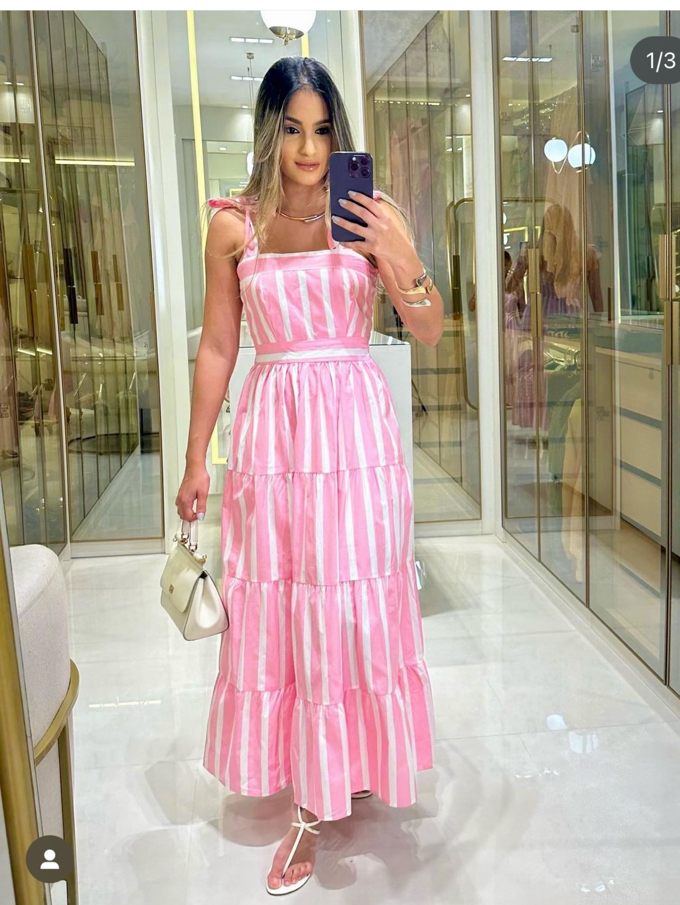 Vestido Mirella Longo midi Verão novidade lançamento