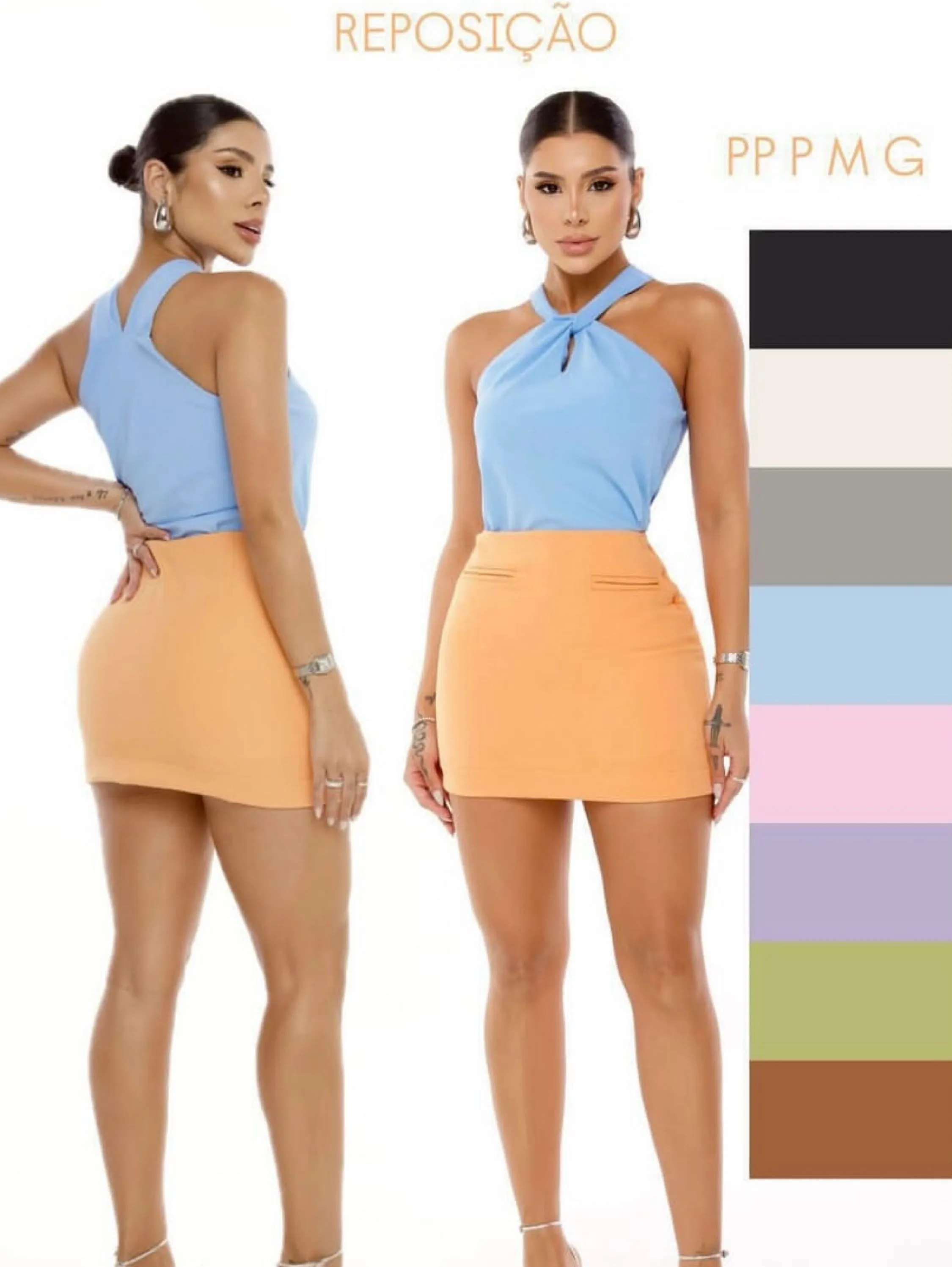 Short saia kyle alfaiataria Premium