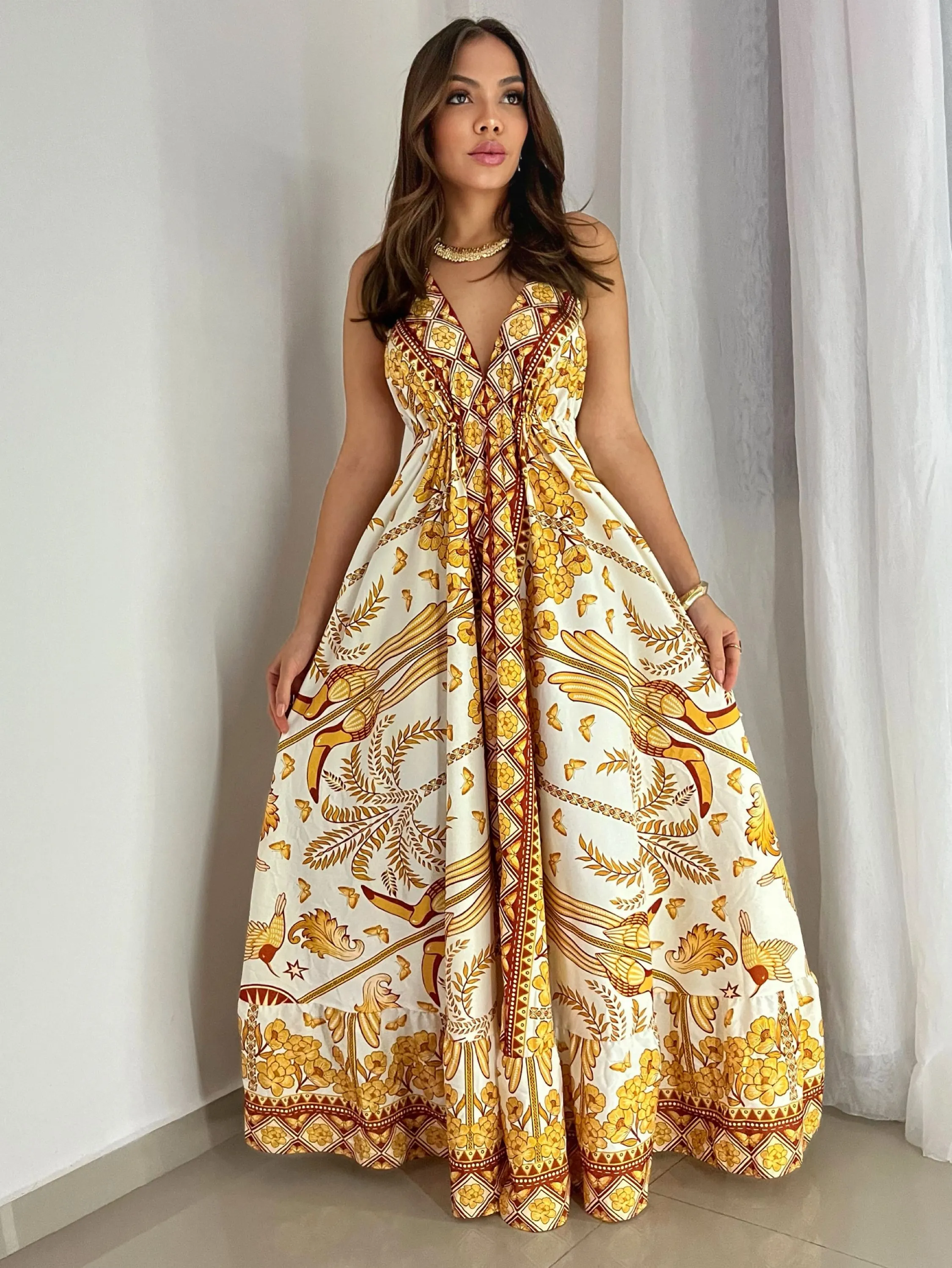 Vestido estampa da foto