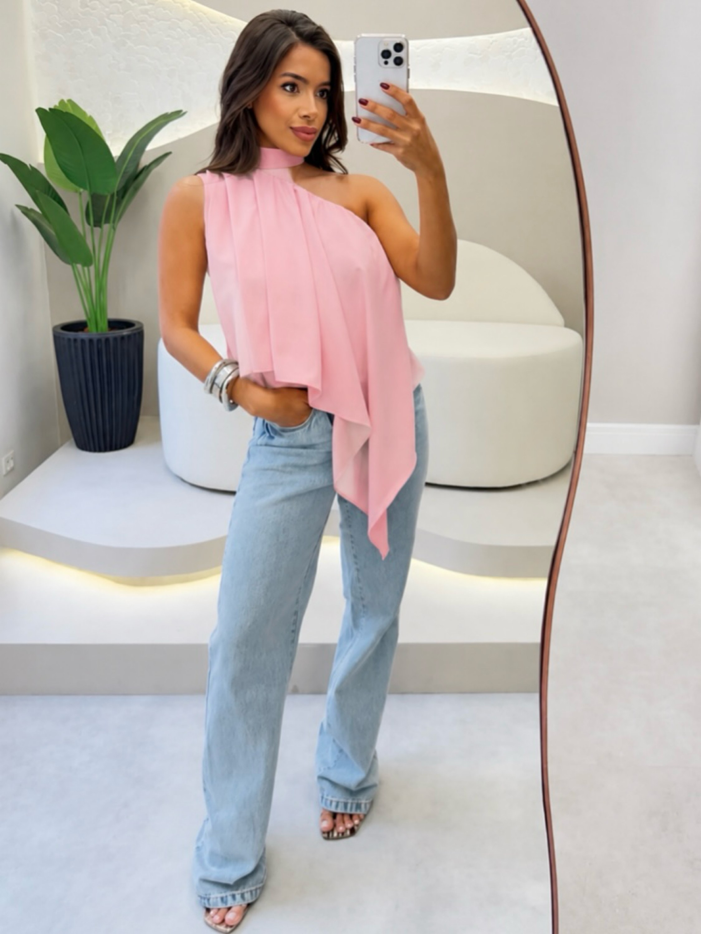 Blusa gola primevara verão