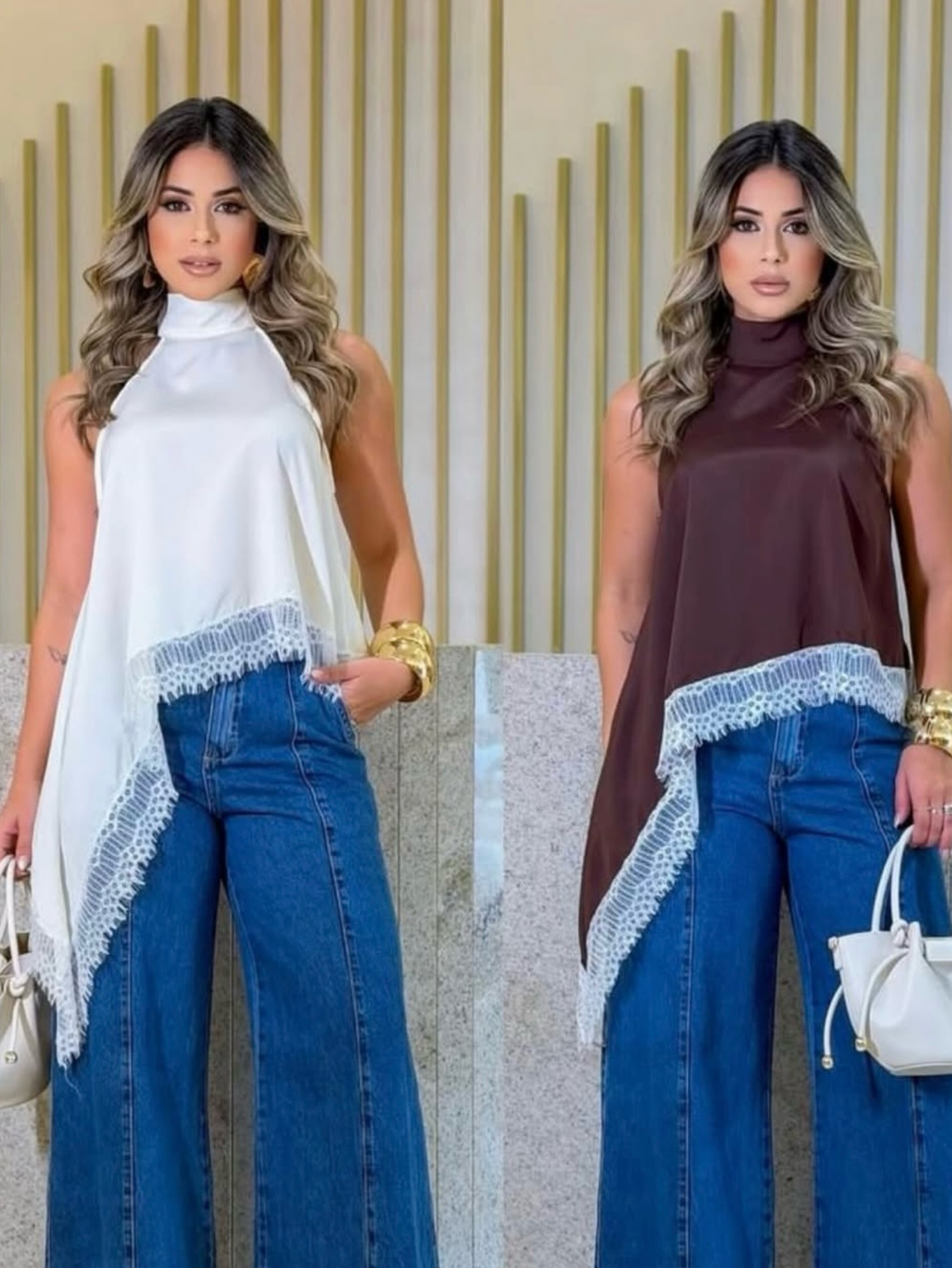 Blusa renda