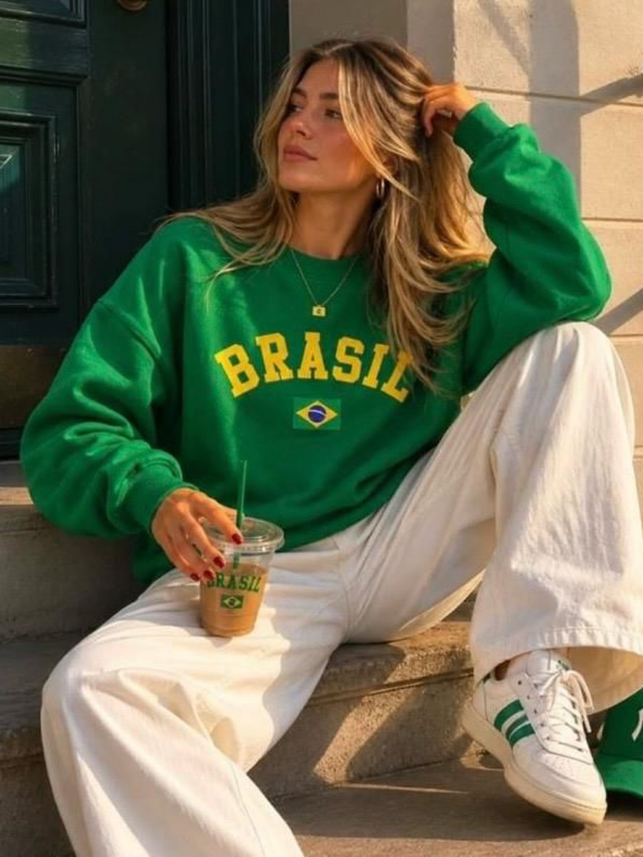 Blusa Moletinho Brasil