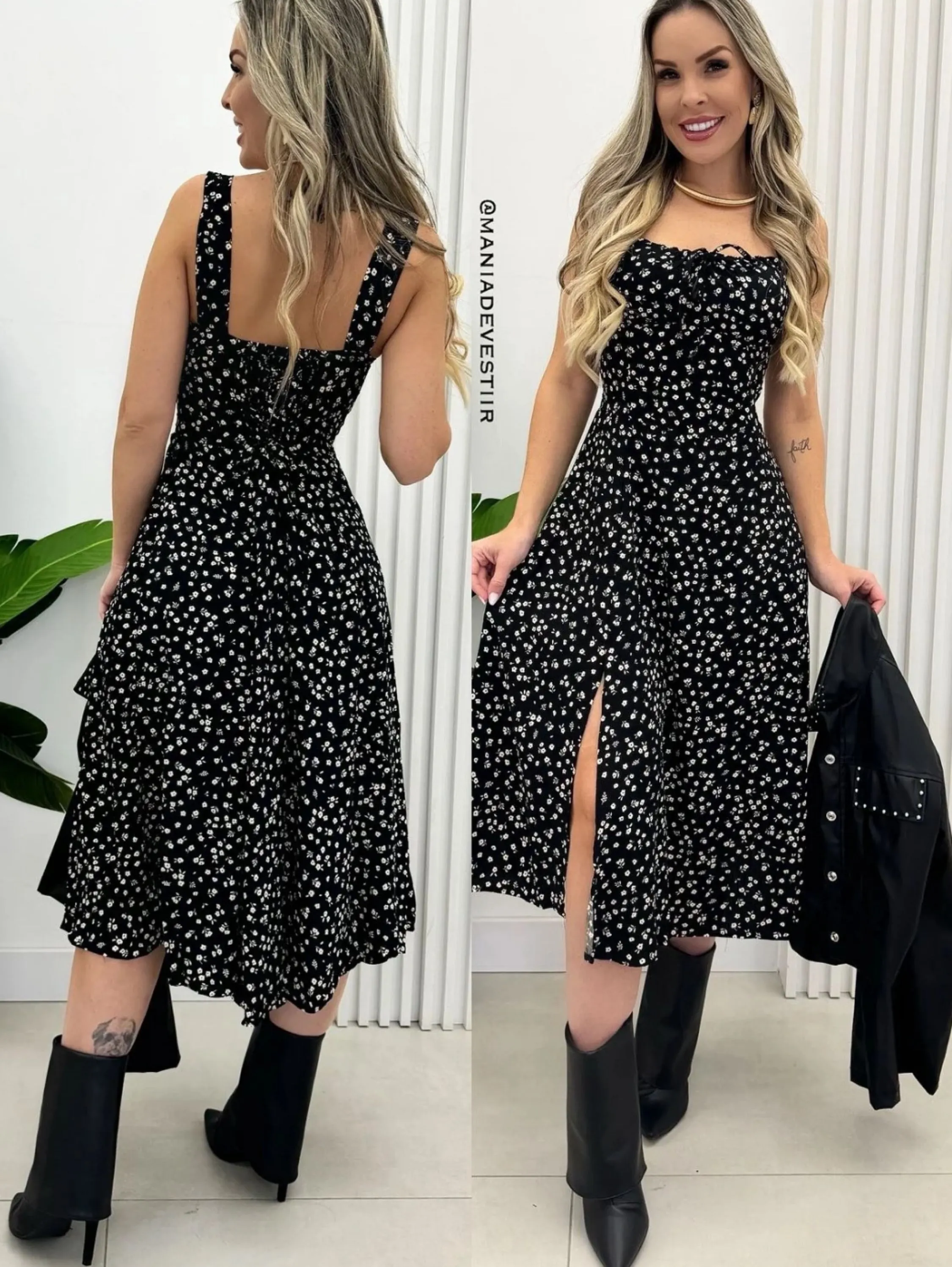 Vestido Midi Floral