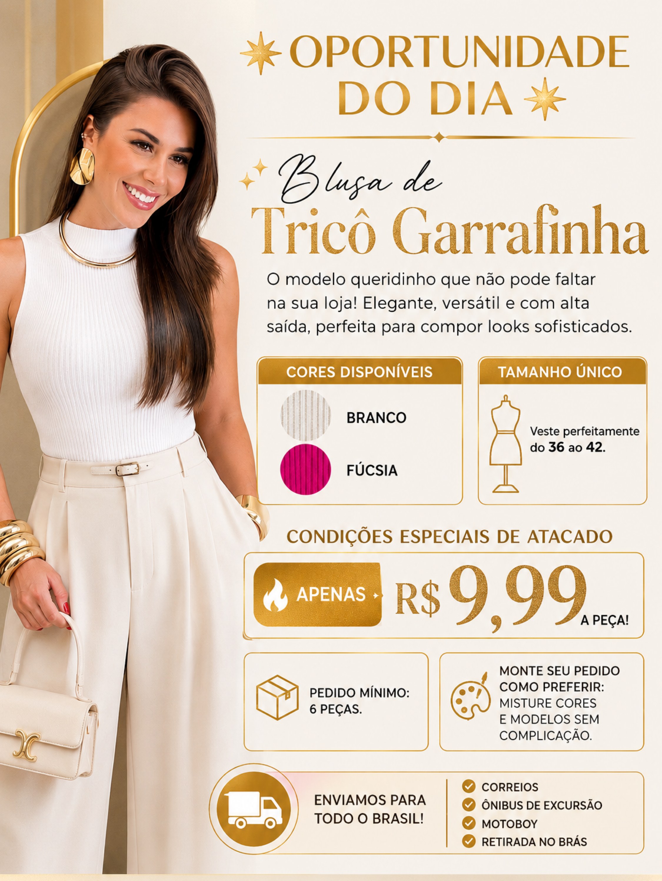 Blusa tricô
