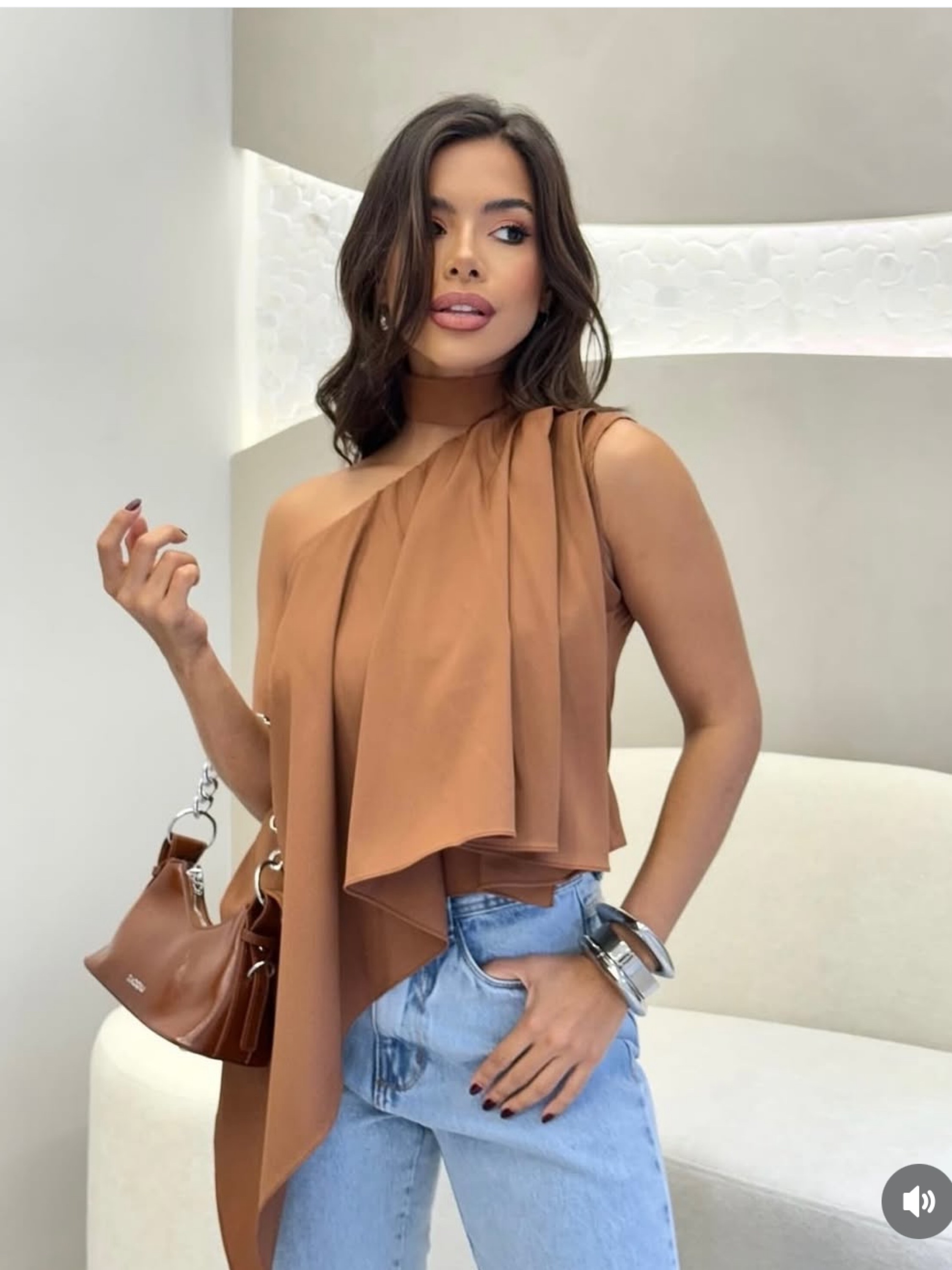 Blusa bata gola