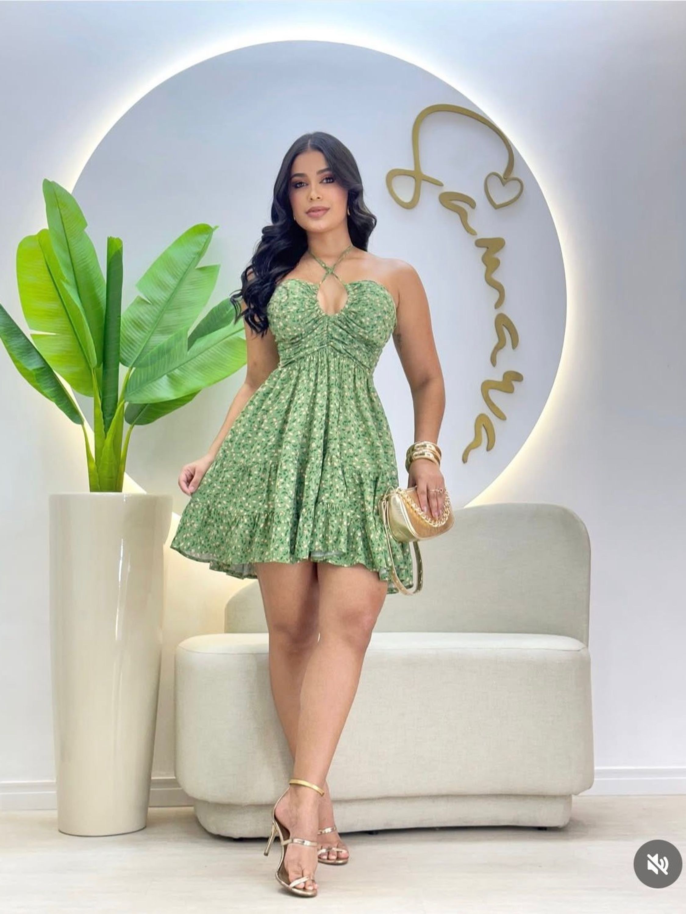 Vestido serena primavera verão curto lançamento novidade