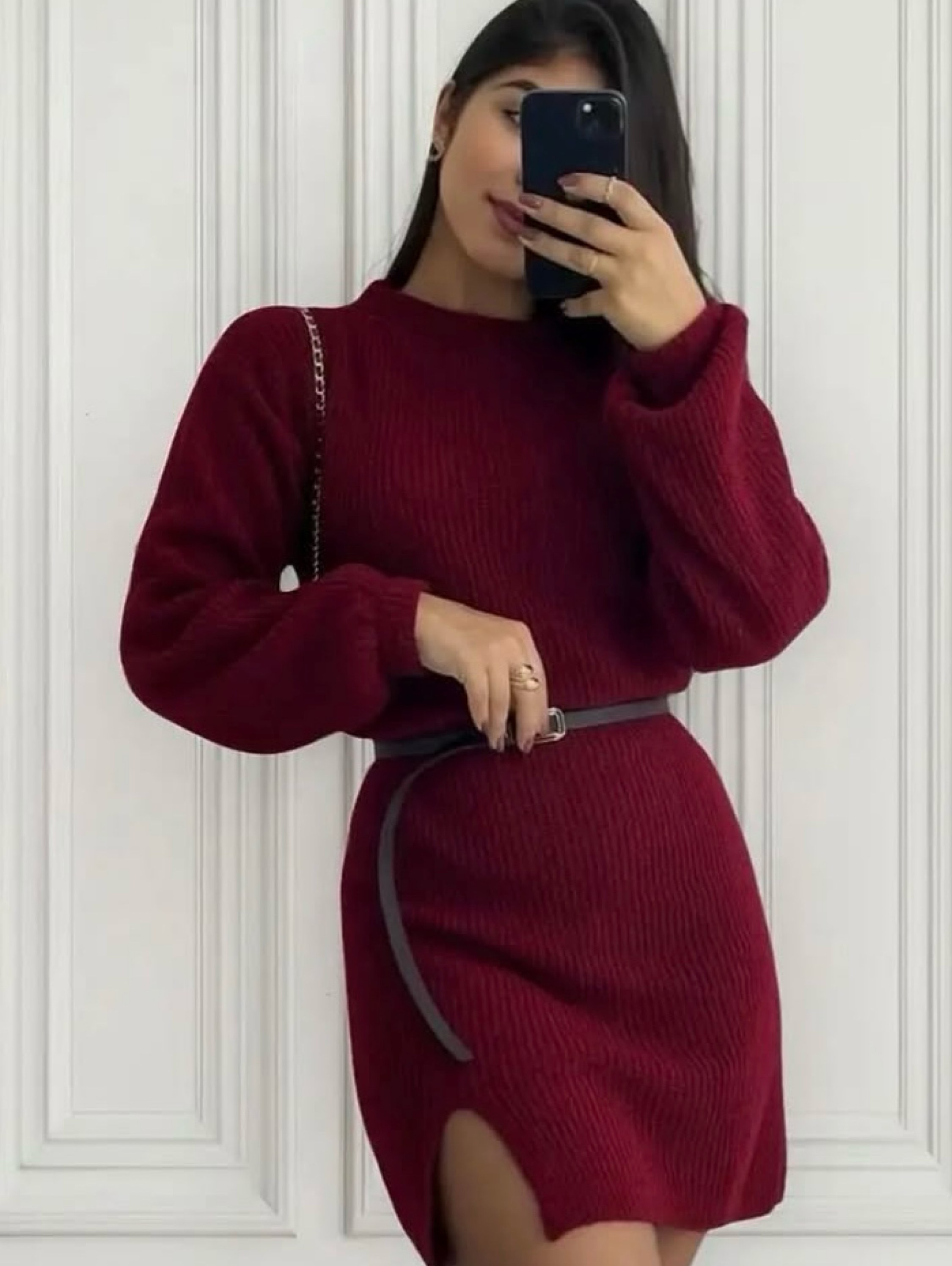 Vestido mousse inverno