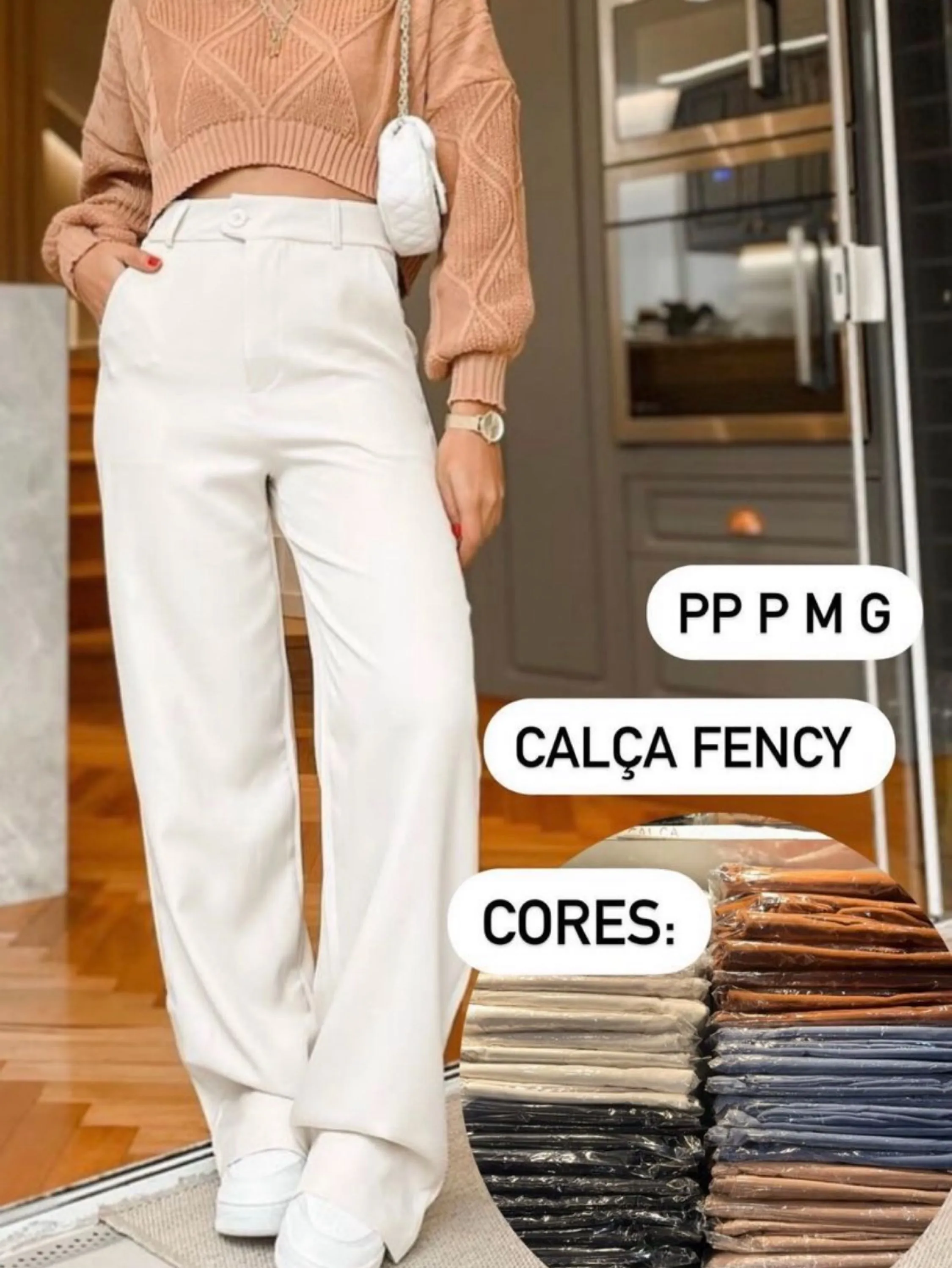 Calça Fency alfaiataria