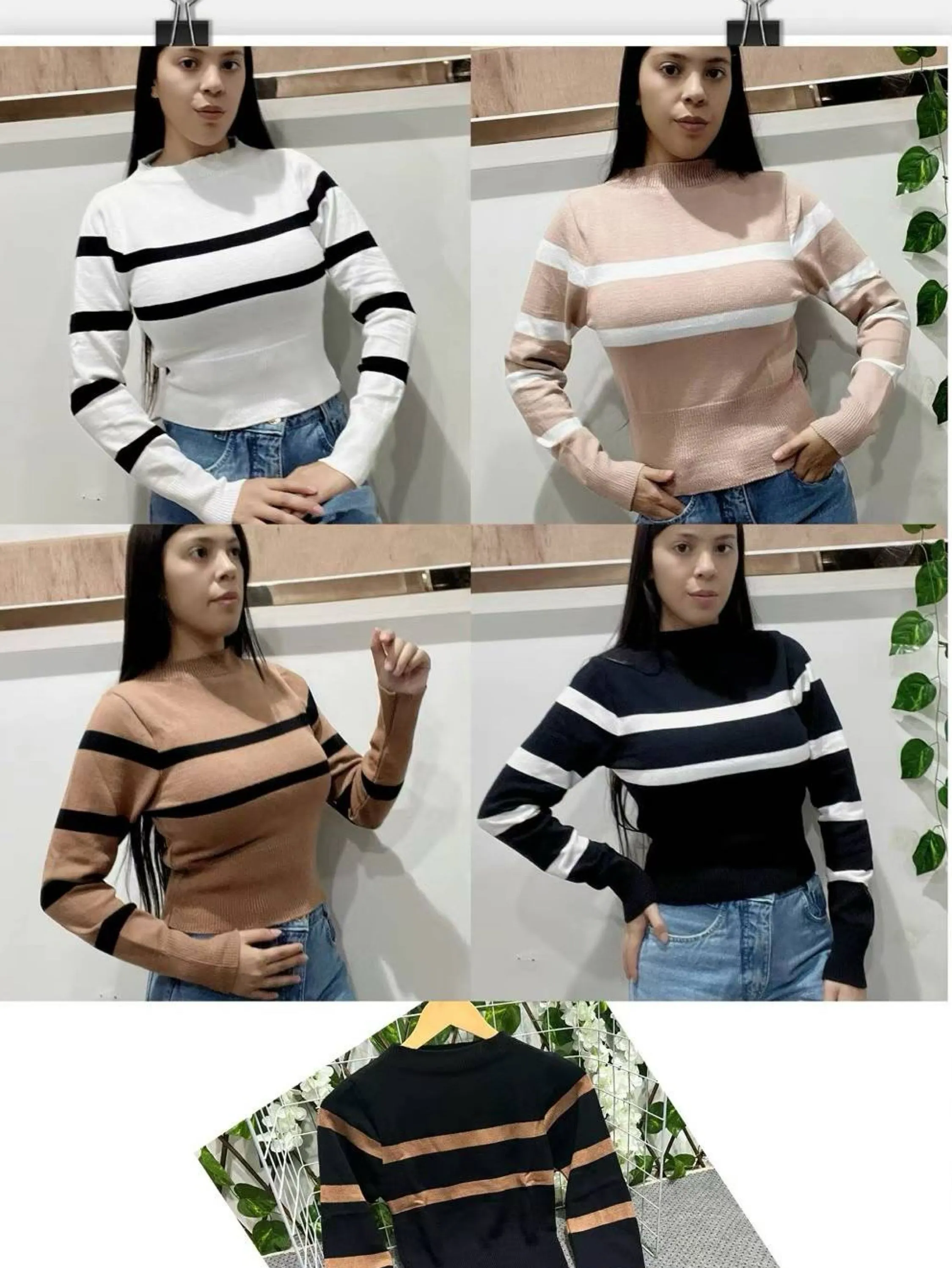 Blusa manga longa modal jh-feminina