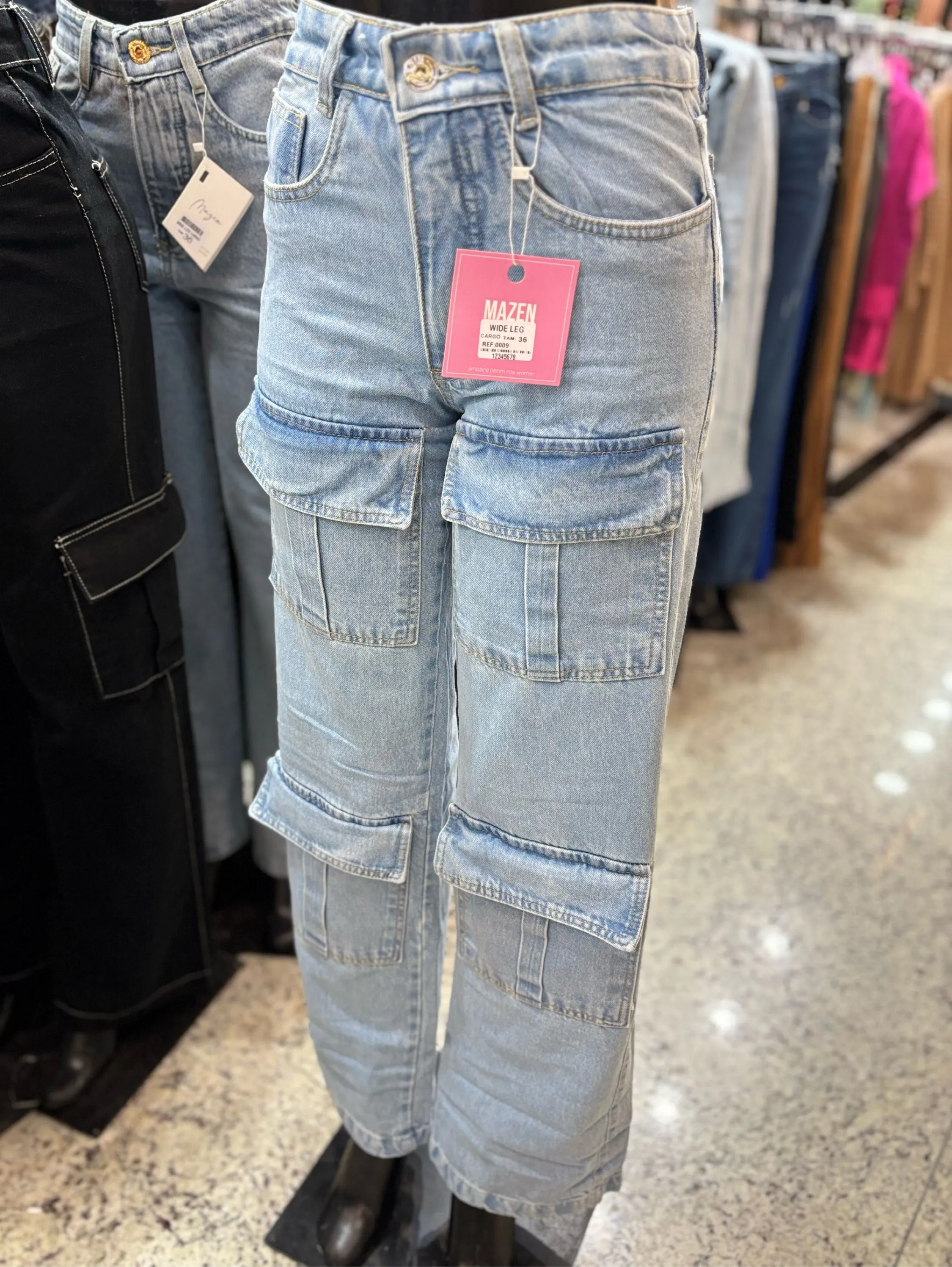 Calça cargo 4 bolso