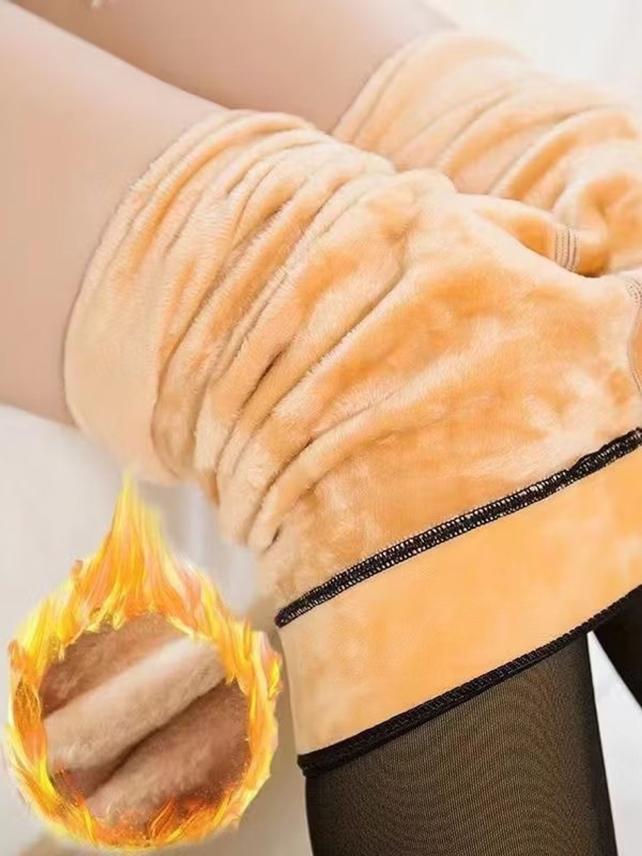 Kits de 6 meia peluciada forrada