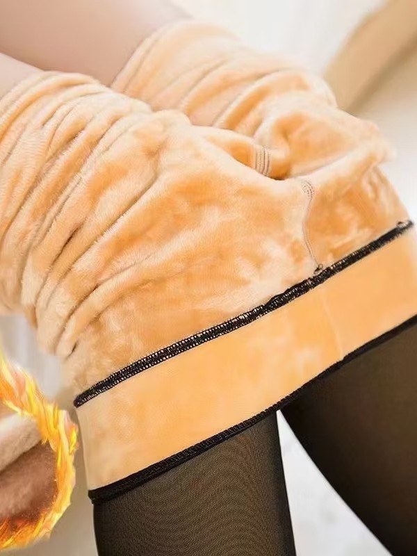 Kit 12 Meia calça térmica forrada peluciada da moda