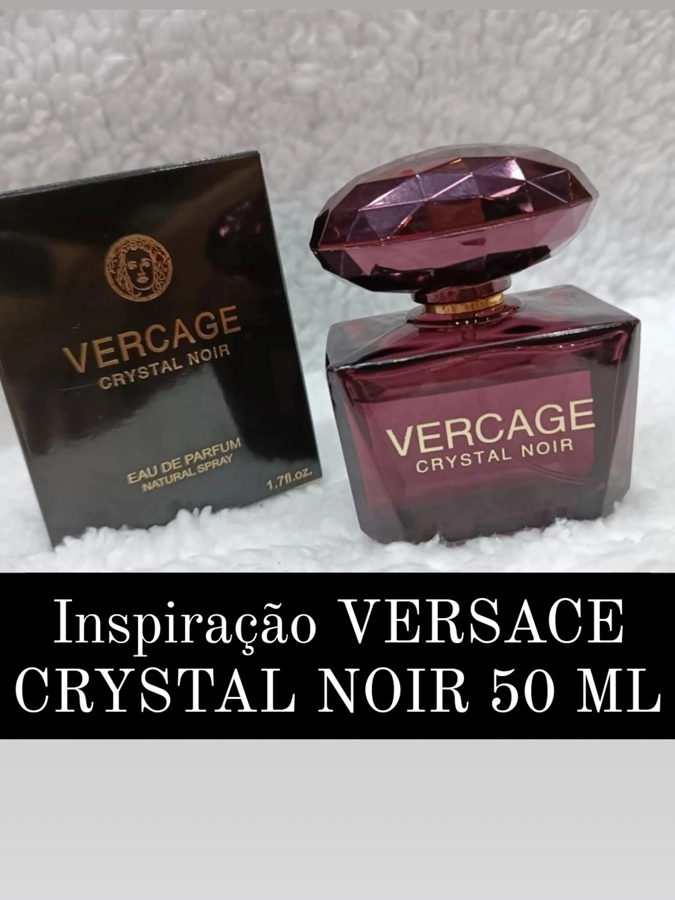 Perfume inspiração VERSACE CRYSTAL NOIR