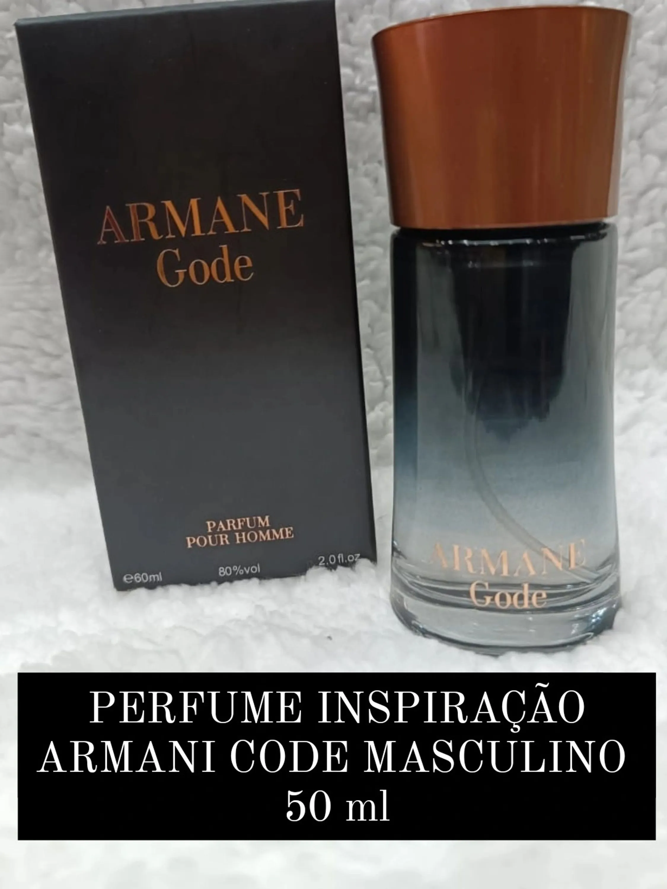 PERFUME INSPIRAÇÃO  ARMANI CODE MASCULINO