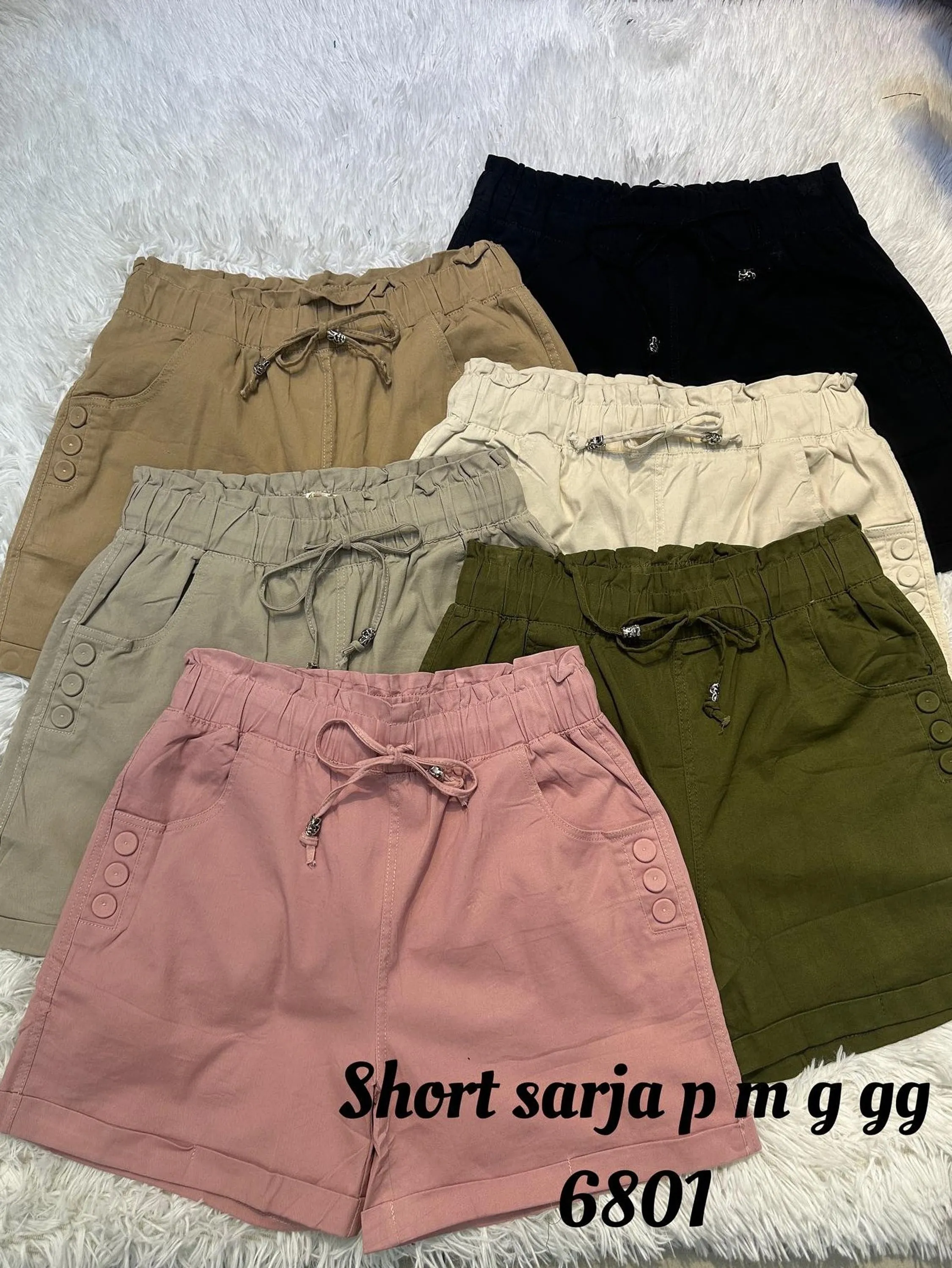 Shorts de sarja 6801