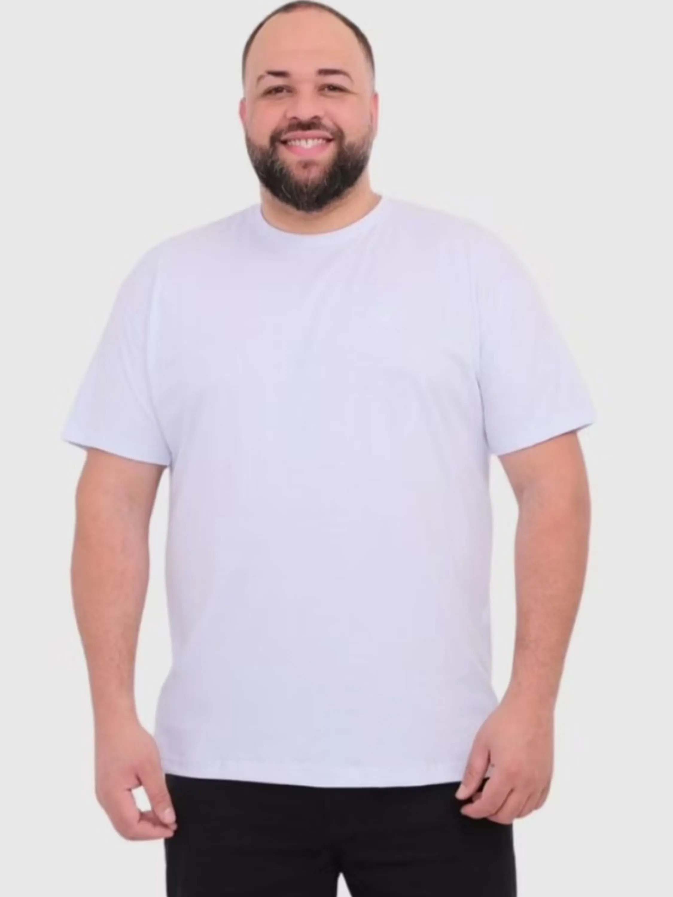 Plus size algodão bordada