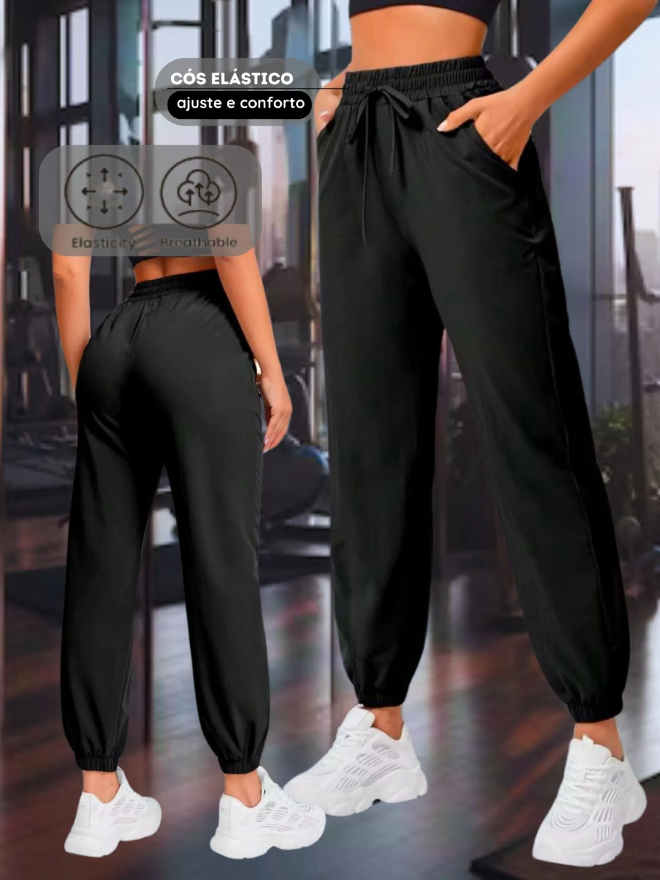 Calça jogger feminina LY21