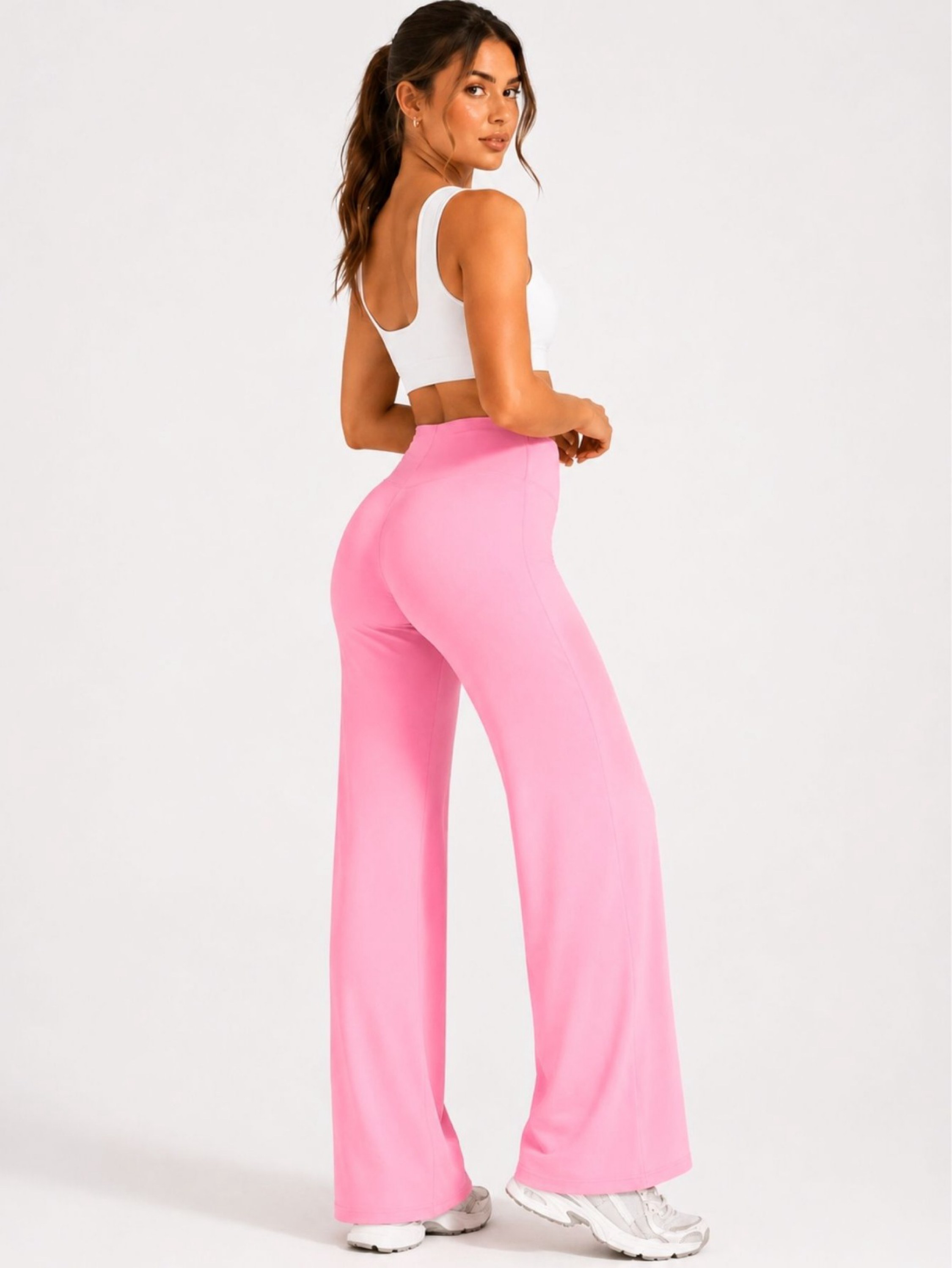 Calça flare poliamida premium Fy1040