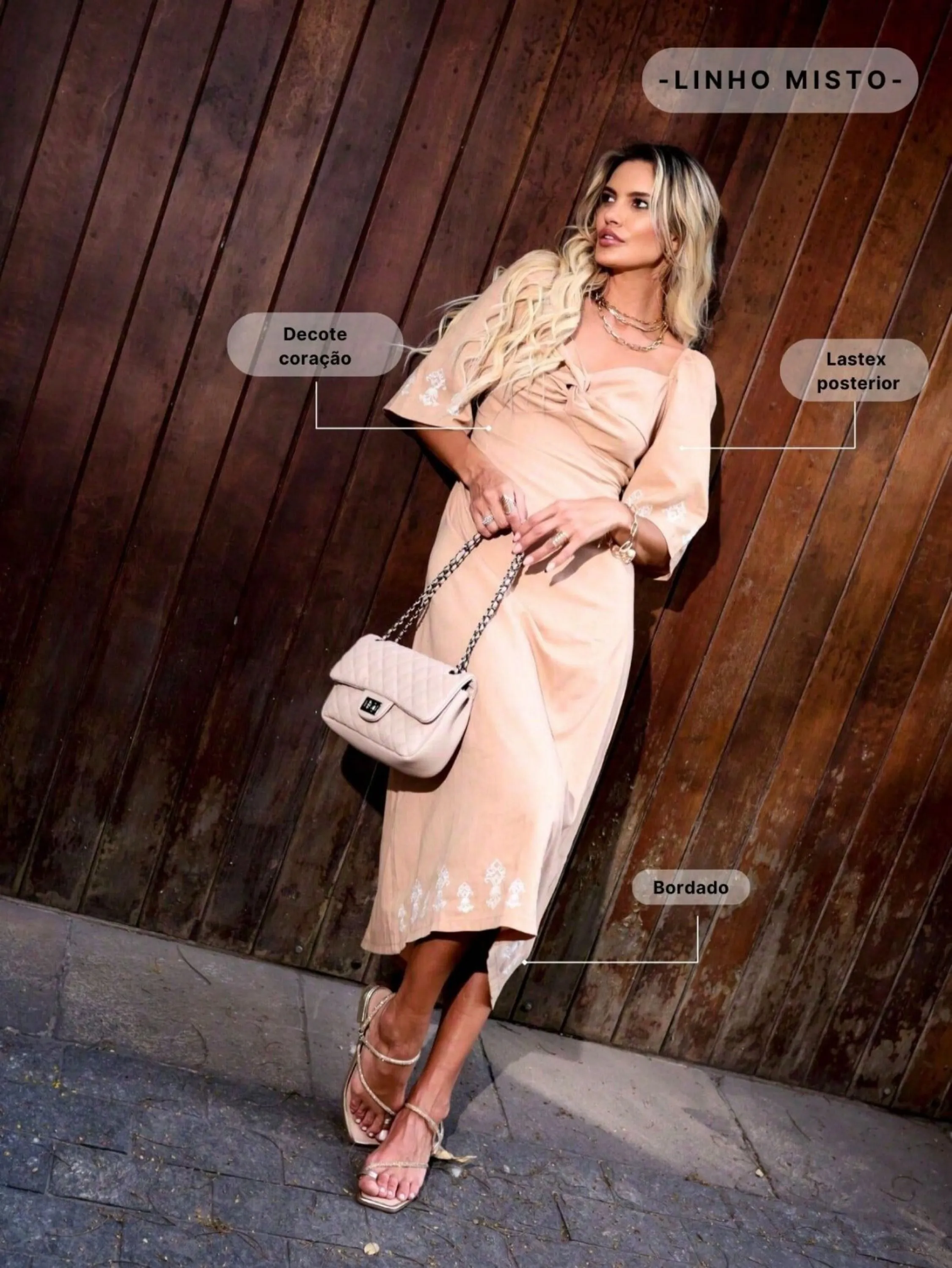Vestido bordado BG2303