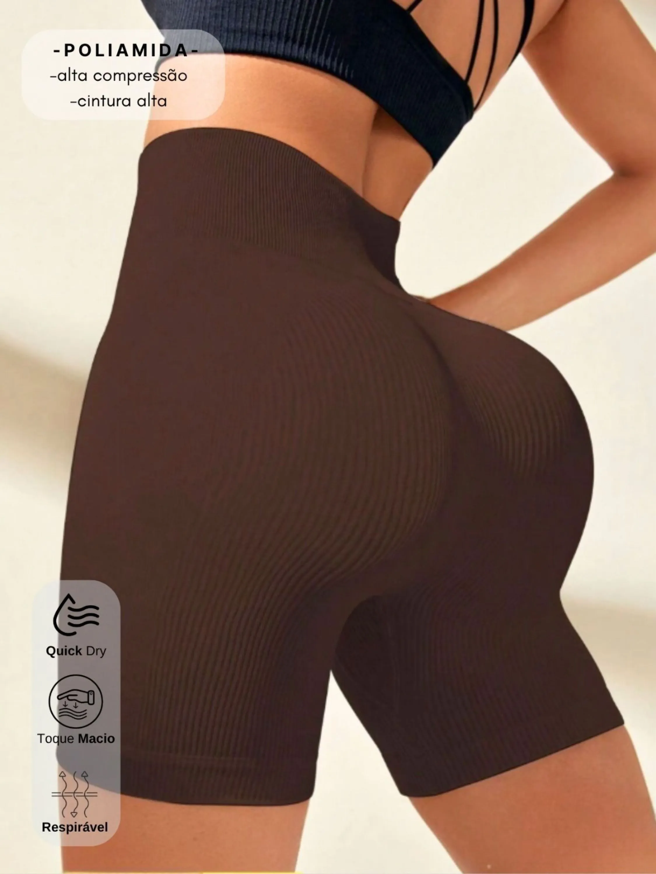 Shorts Canelados Seamless BGF03-NS139