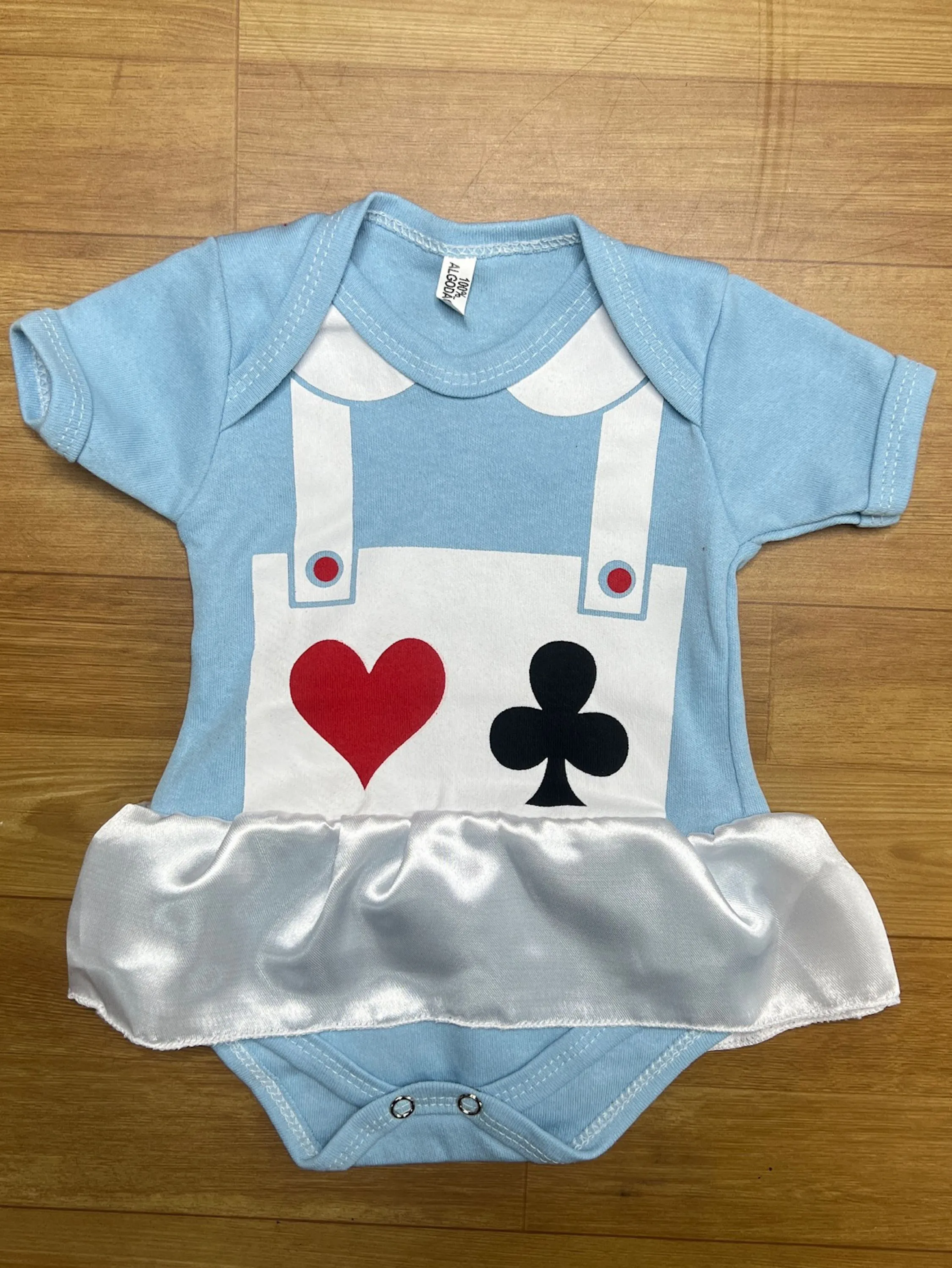 Body Bebê Alice no País das Maravilhas Fantasia