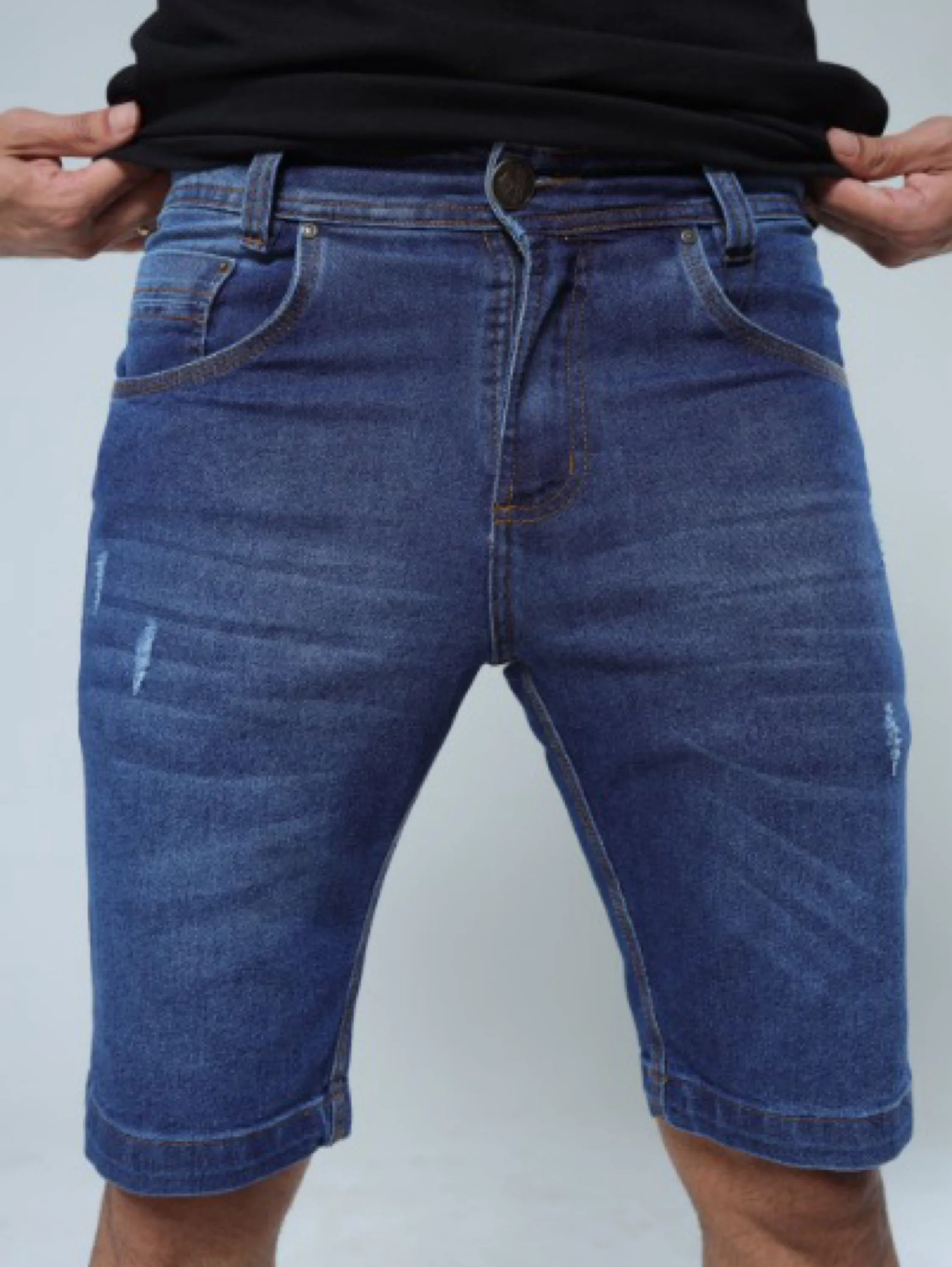 Bermuda Jeans Masculina Premium