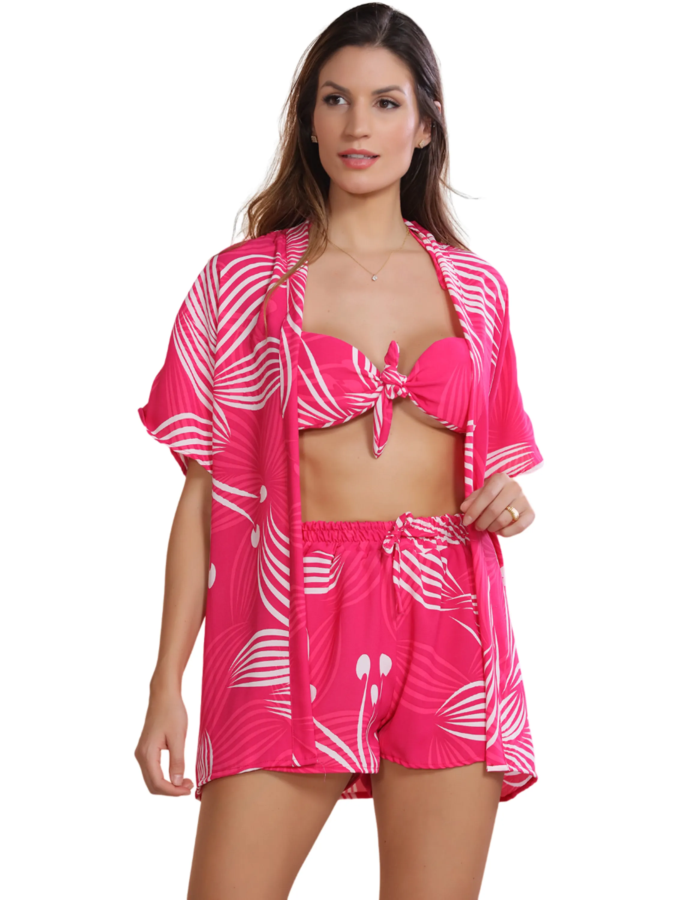 Conjunto 3Pçs Estampas Feminina