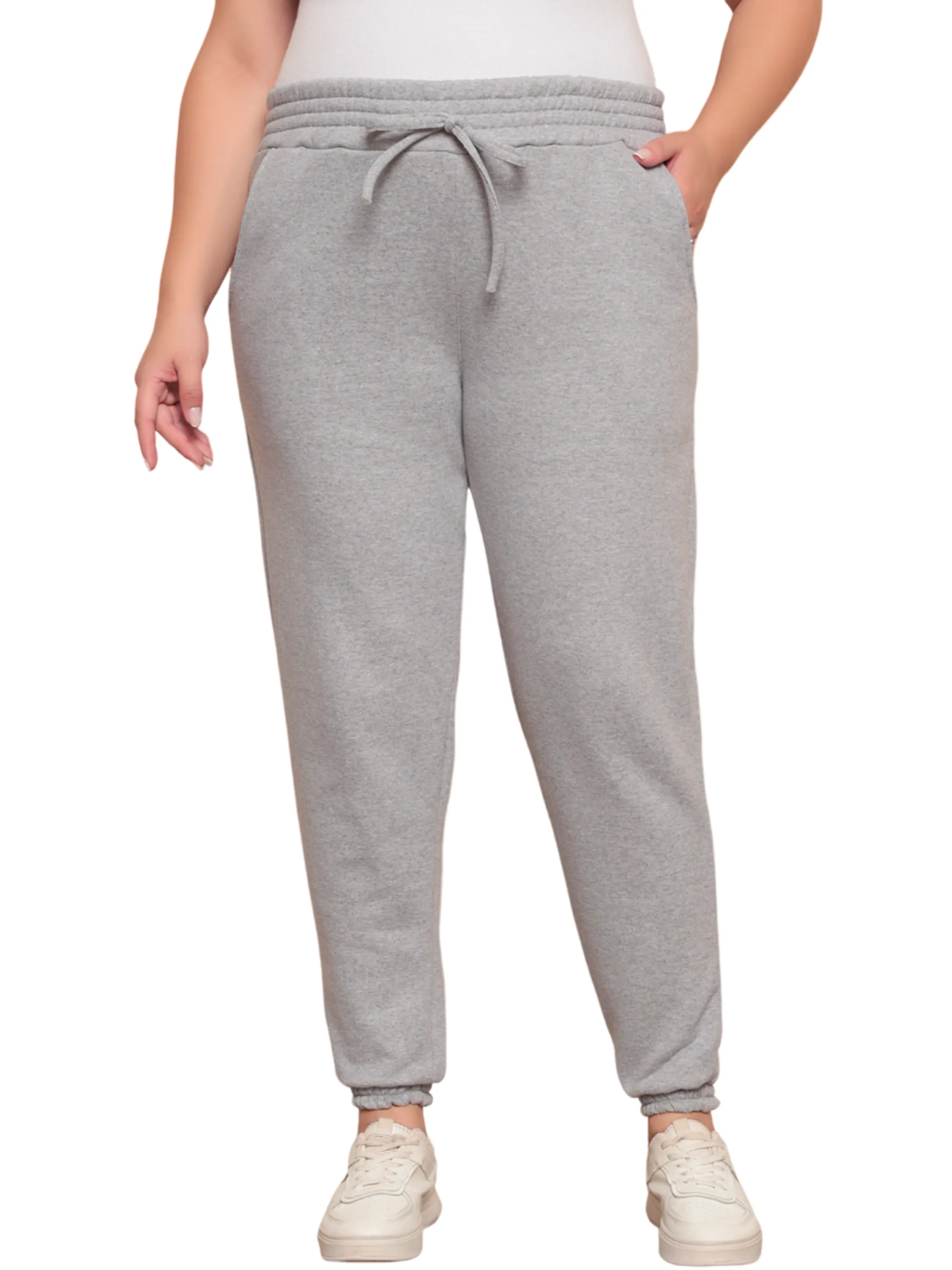 Calça Moletom Plus Size Feminina Inverno