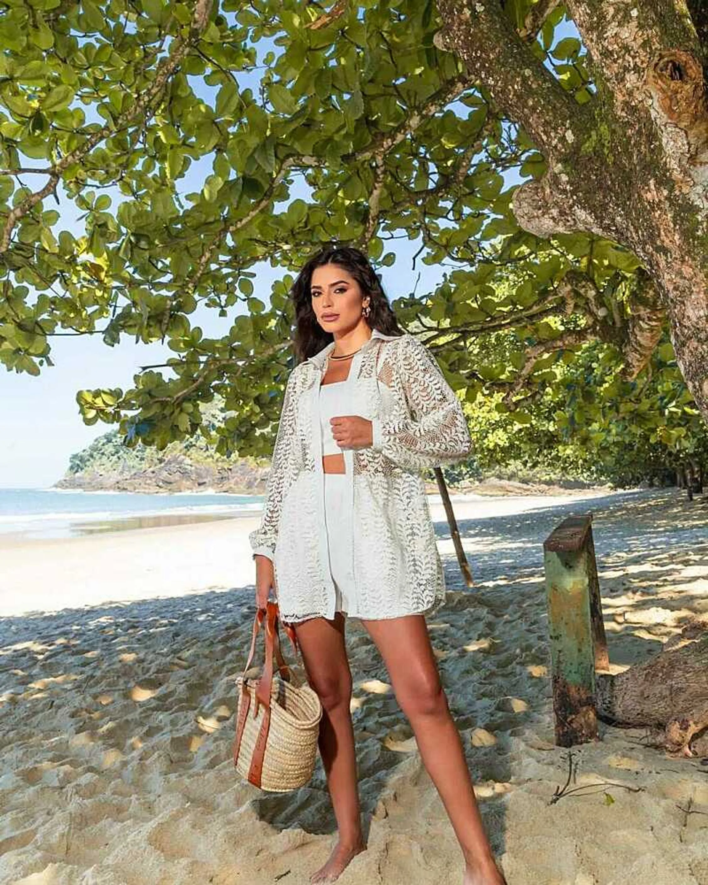 Camisa renda