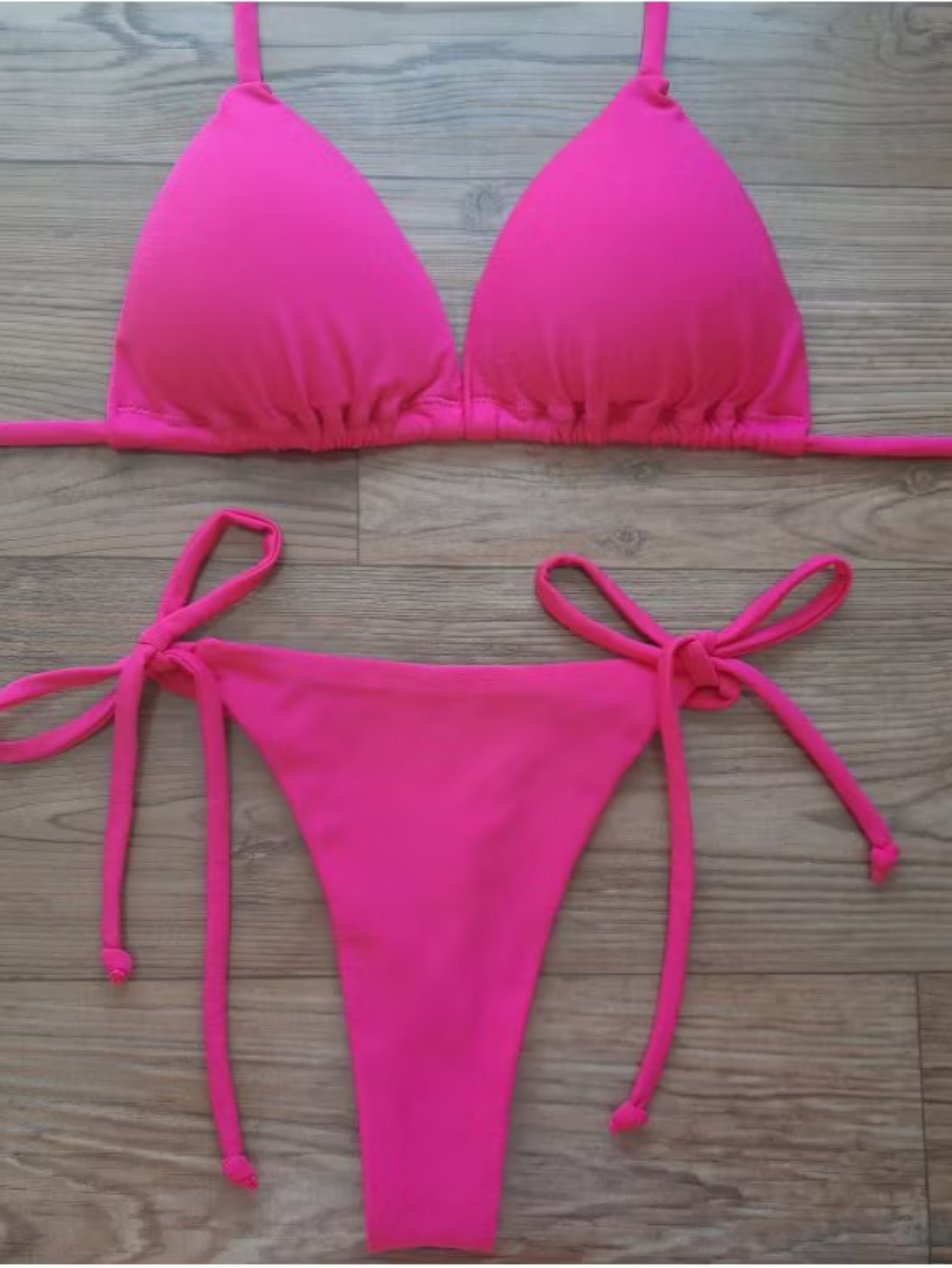 Biquíni cortininha bojo removível de amarrar