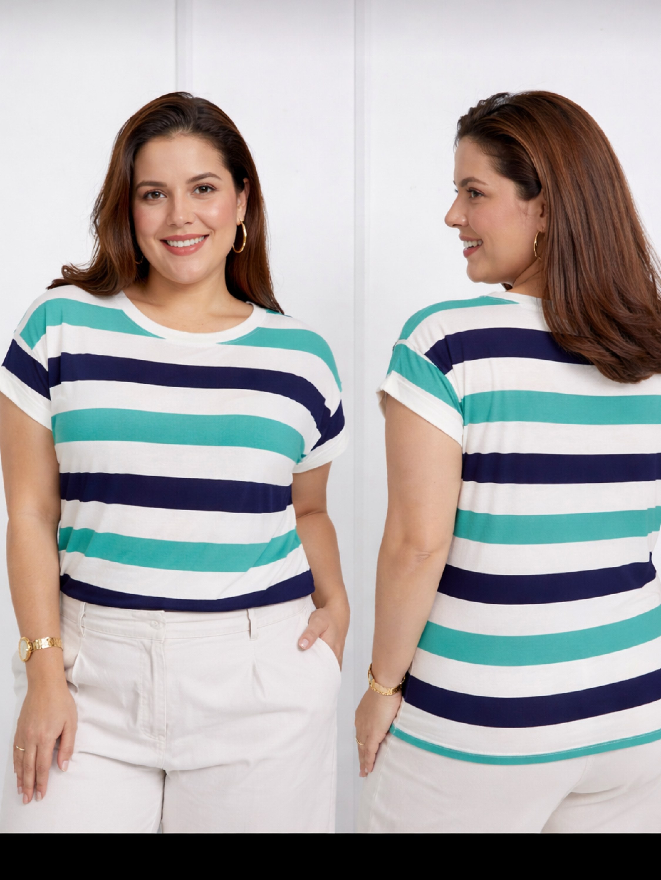 Blusa  Feminina T shirt Manga Japonesa Curta Dobrada